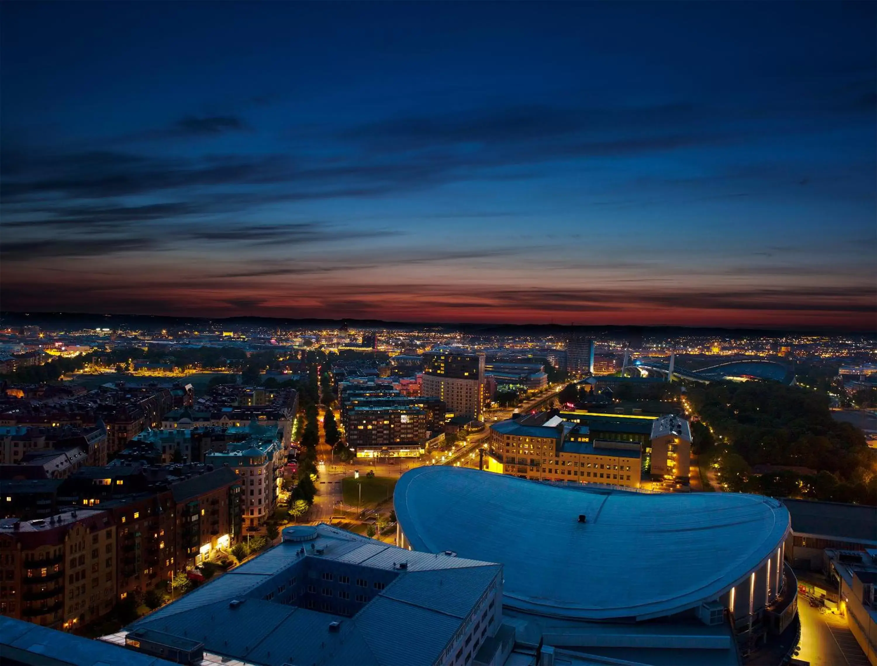 City view in Gothia Towers