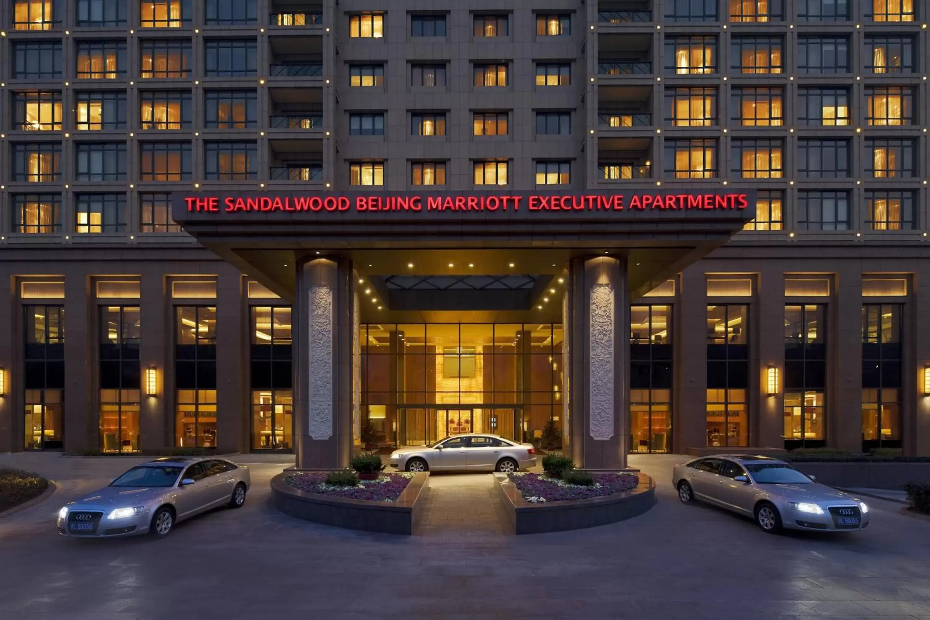 Property building in The Sandalwood Beijing Marriott Executive Apartments