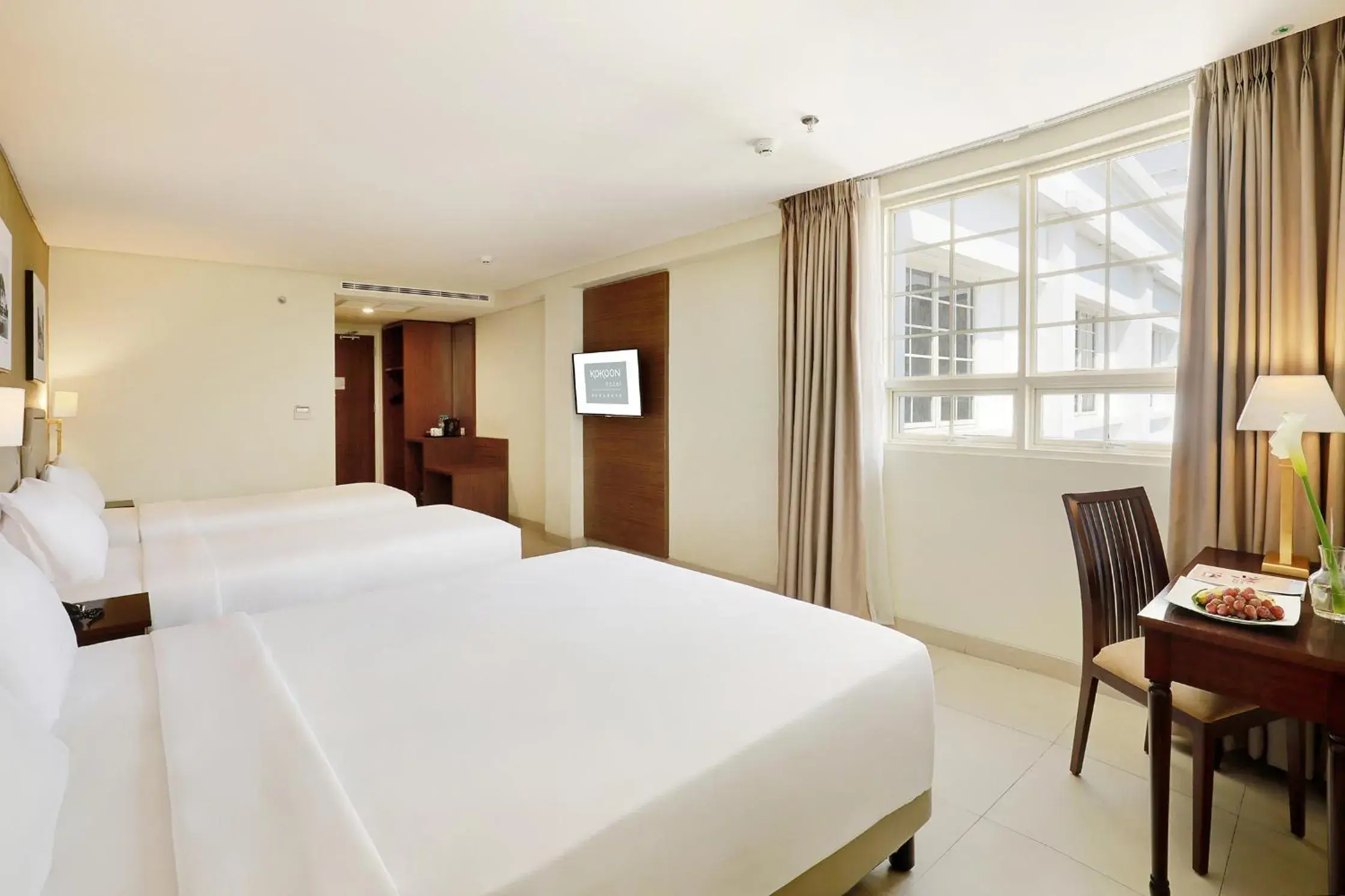 Area and facilities, Bed in Kokoon Hotel Surabaya