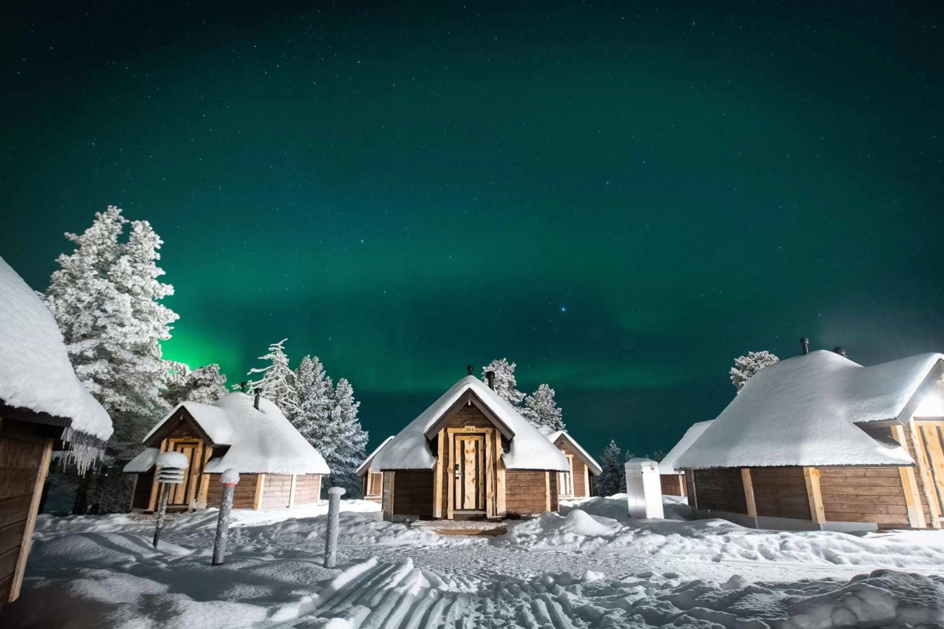 Property building in Wilderness Hotel Inari & Igloos