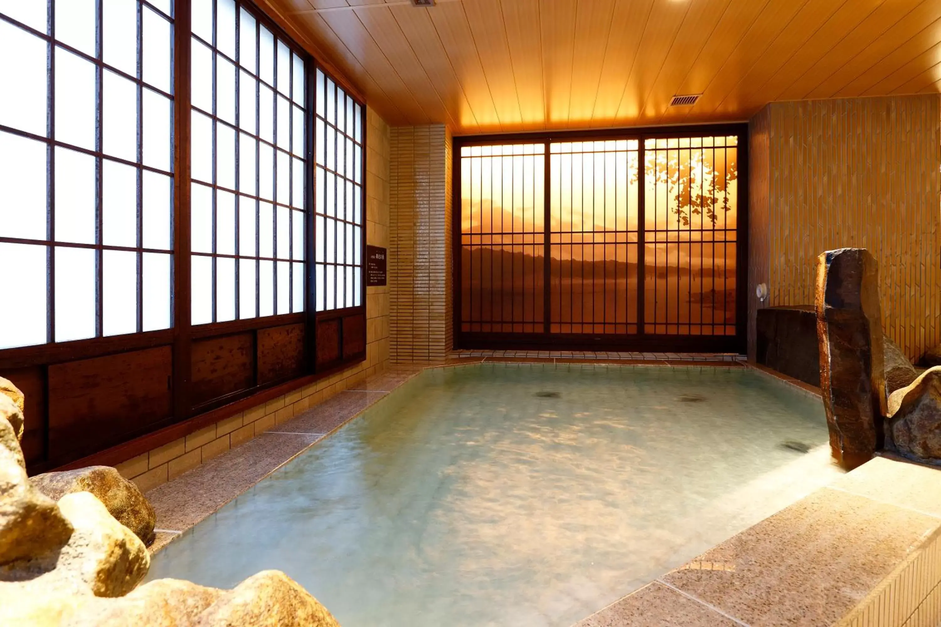 Hot Spring Bath in Dormy Inn Nagano