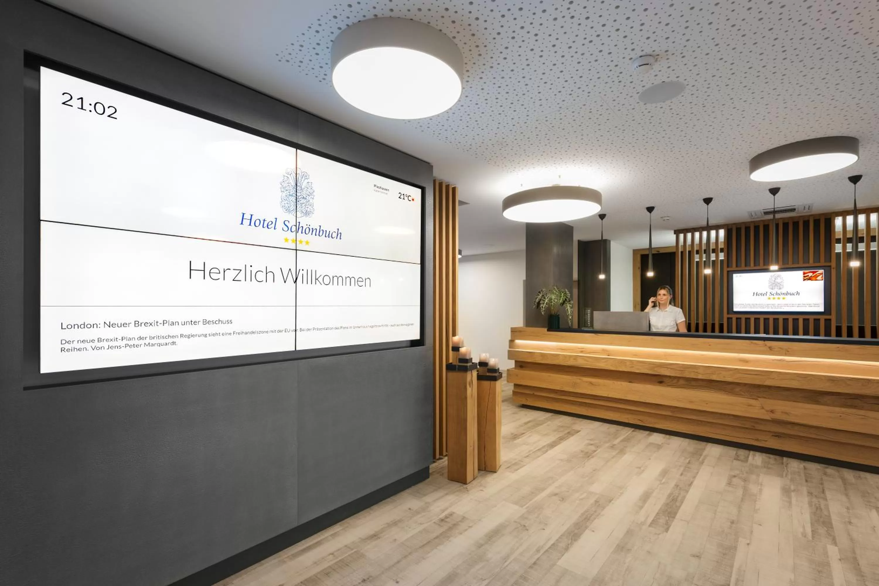 Lobby or reception in Hotel Schönbuch