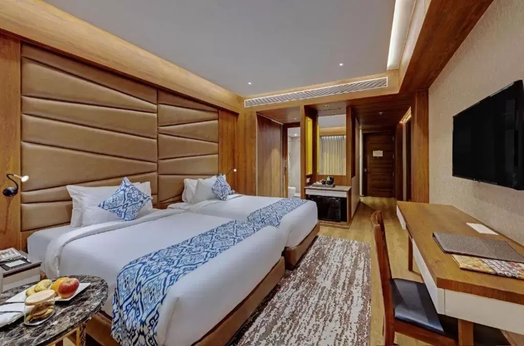 Bedroom, Bed in The Fern Leo Resort & Club - Junagadh, Gujarat