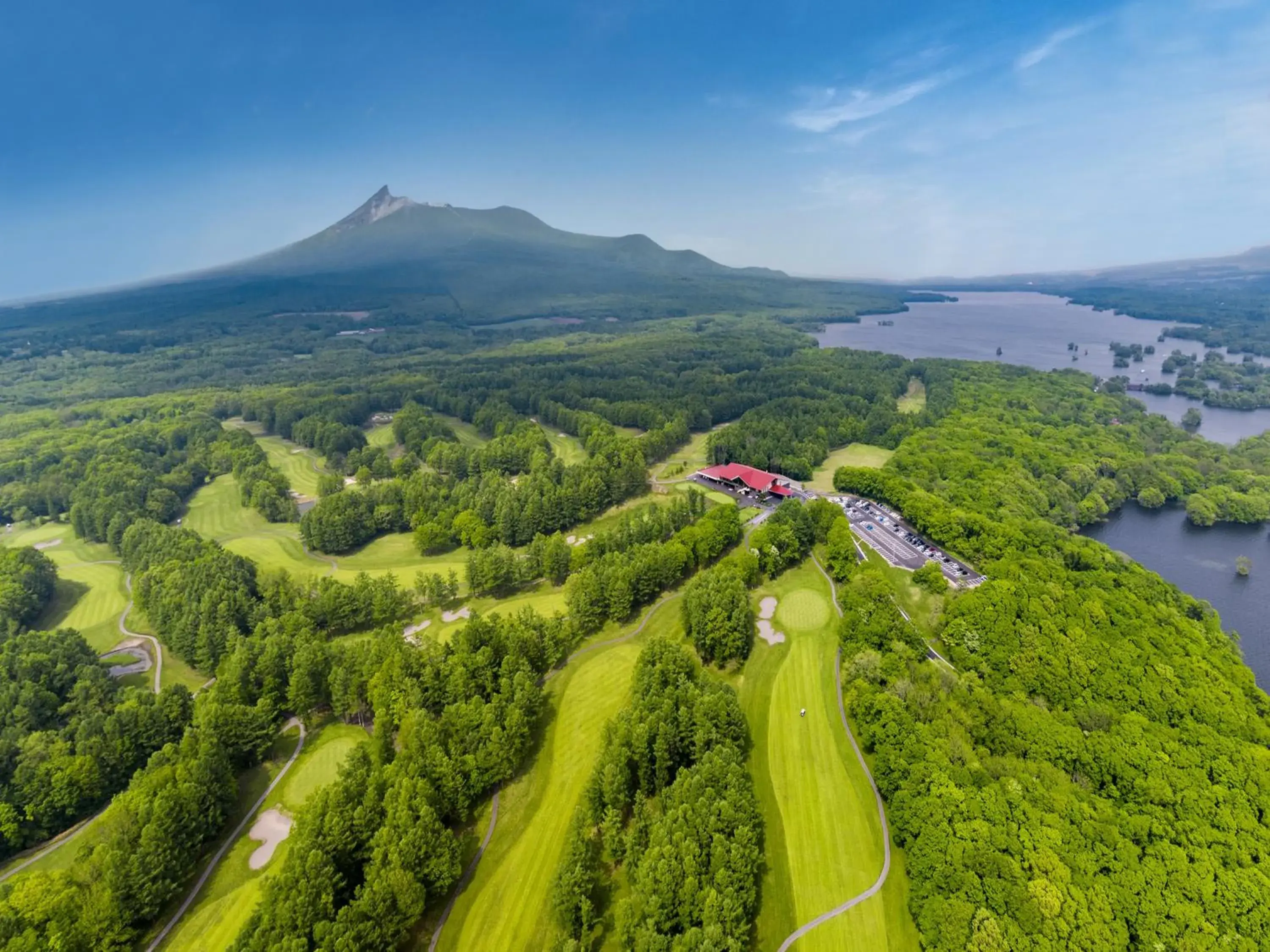 Natural landscape, Bird's-eye View in Hakodate Onuma Prince Hotel