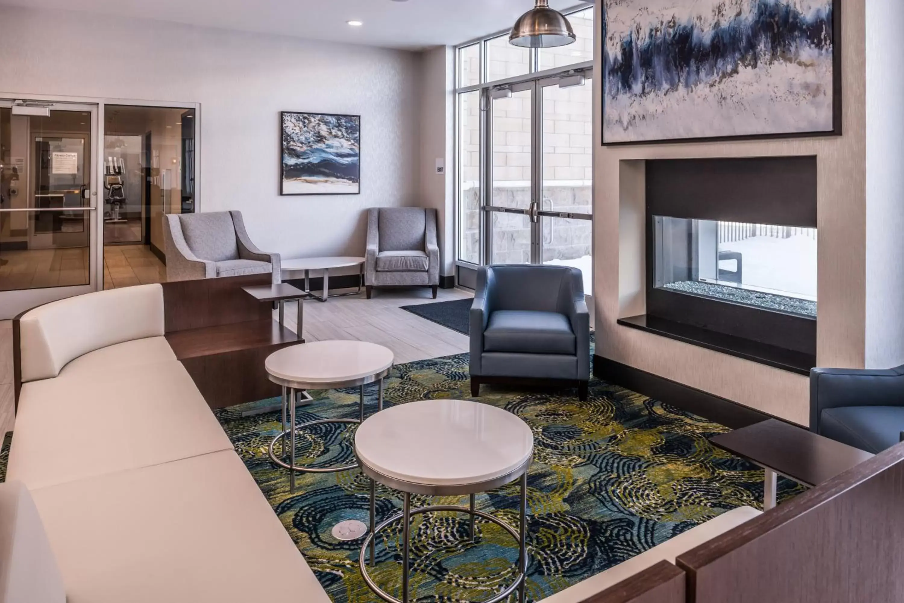 Property building, Seating Area in Holiday Inn Detroit Northwest - Livonia, an IHG Hotel