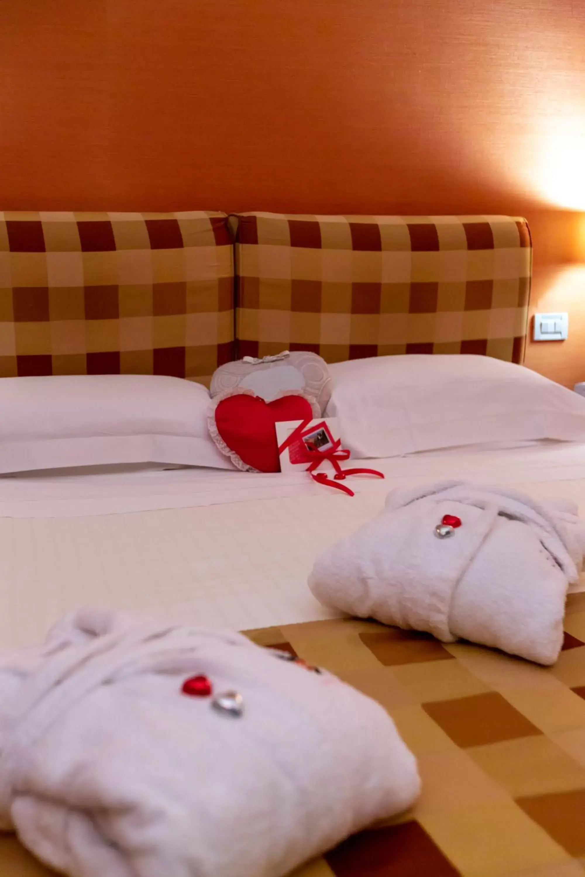 Bed in Grand Hotel Adriatico