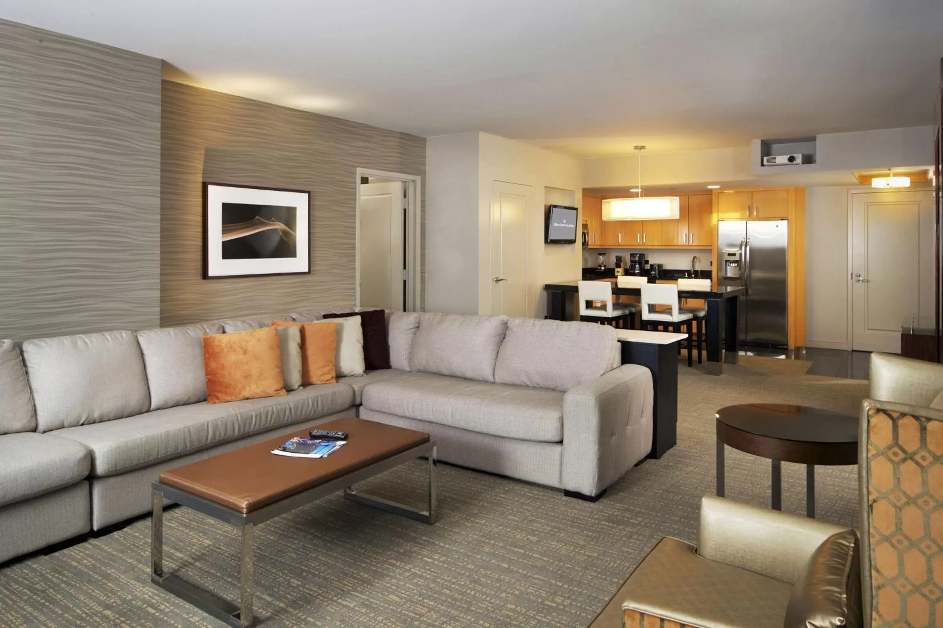 Living room, Seating Area in Hilton Grand Vacations Club Elara Center Strip Las Vegas