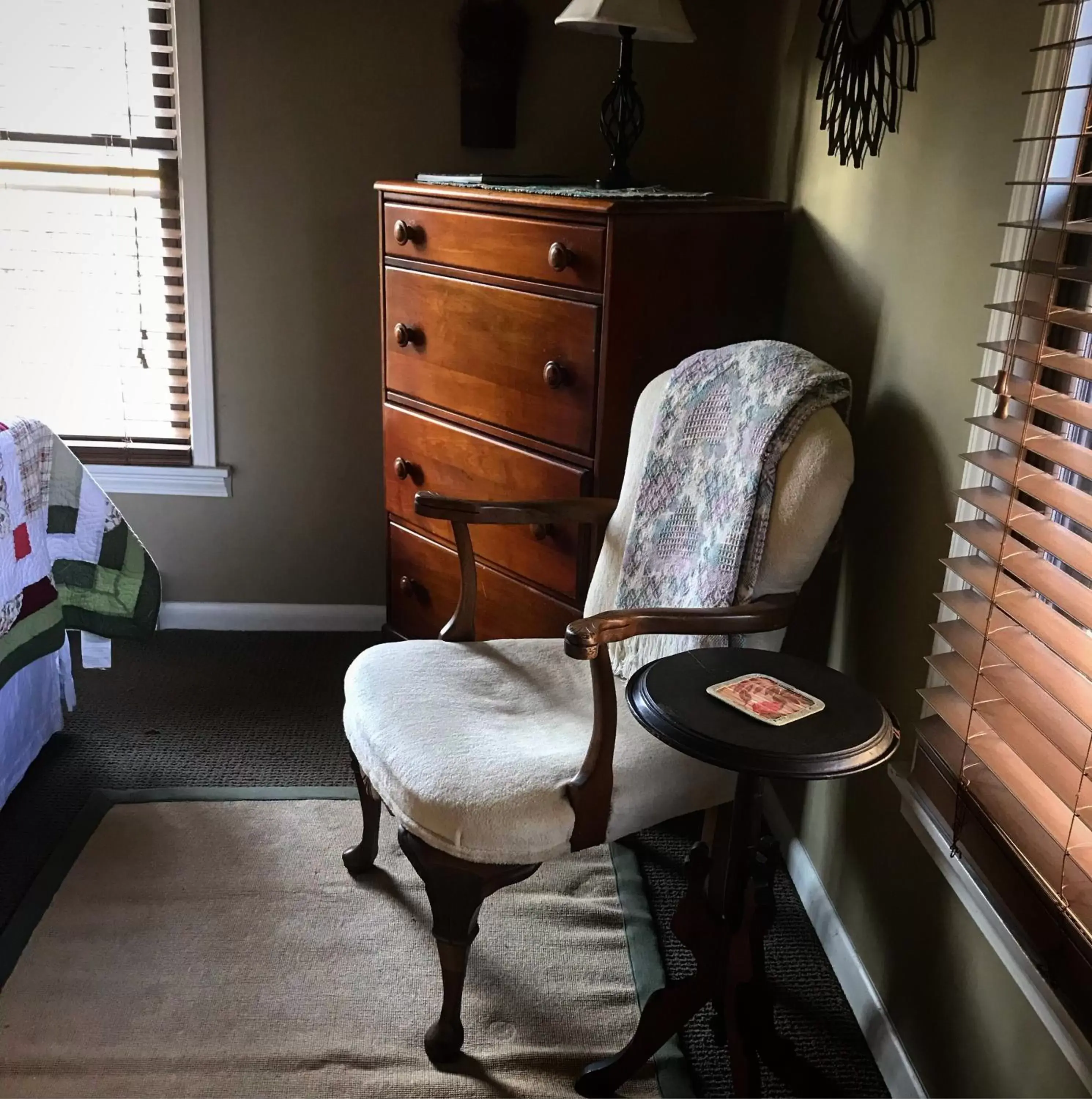 Seating Area in Laughing Heart Lodge