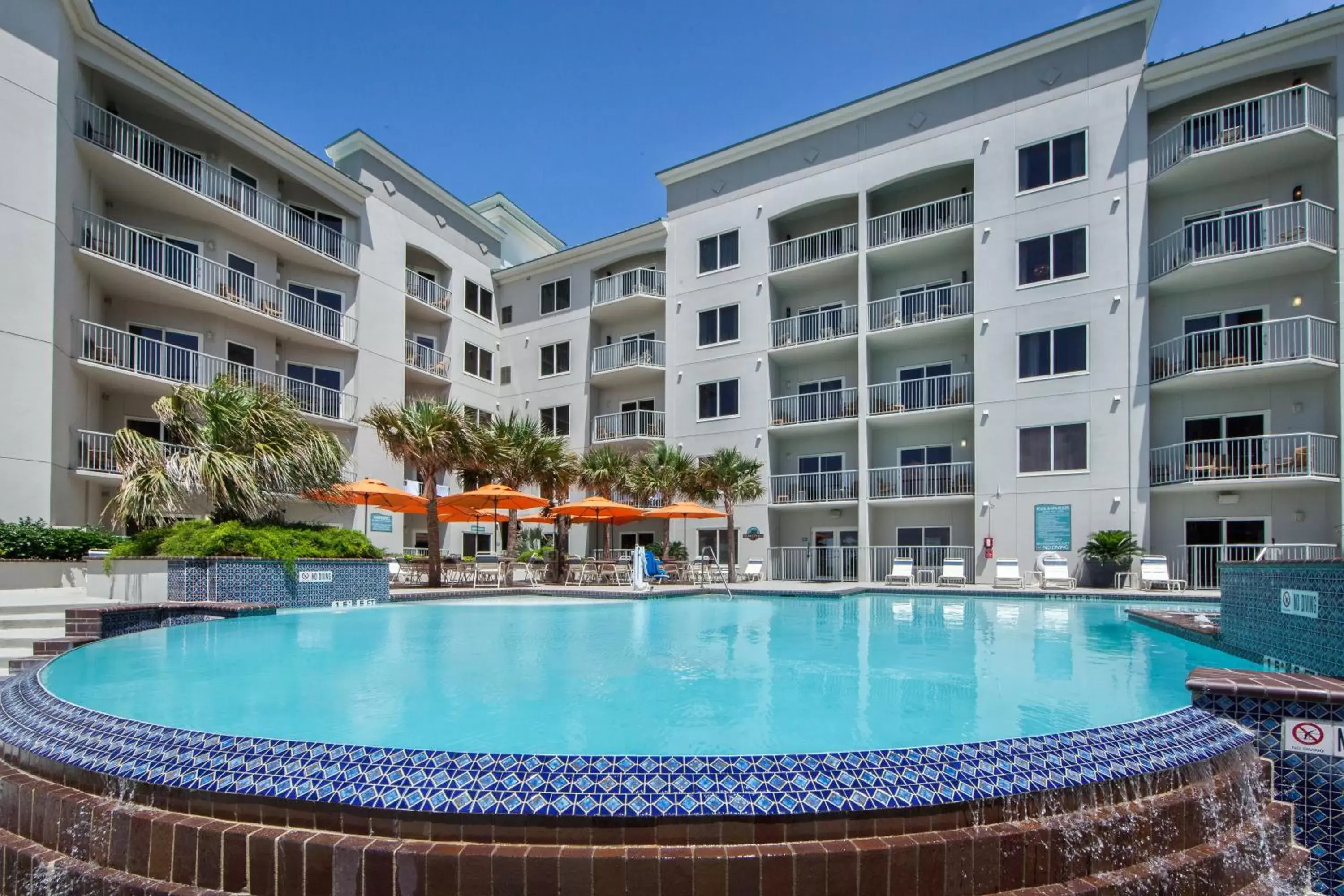 Property building, Swimming Pool in Holiday Inn Club Vacations Galveston Beach Resort, an IHG Hotel
