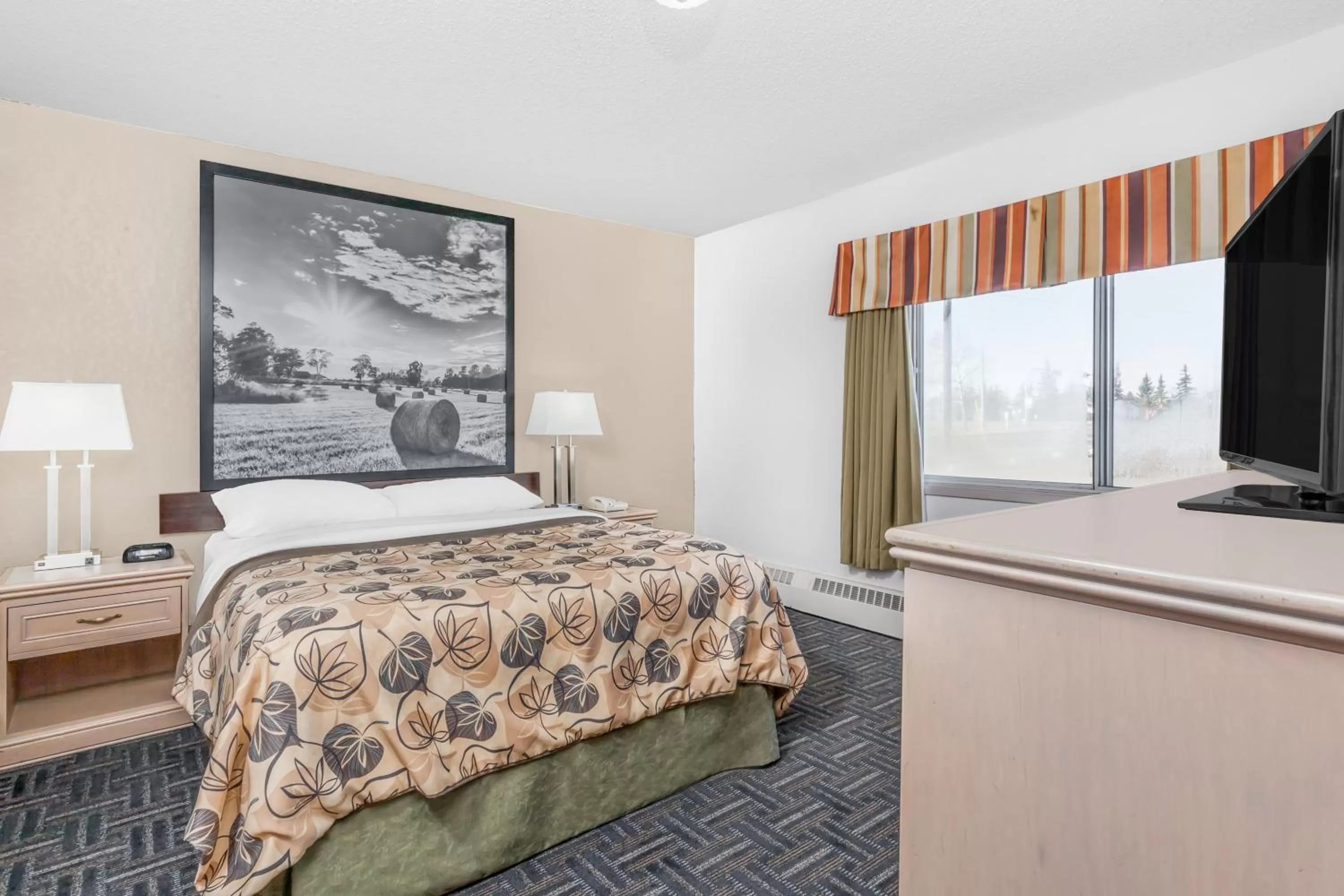 Bed in Super 8 by Wyndham Stettler