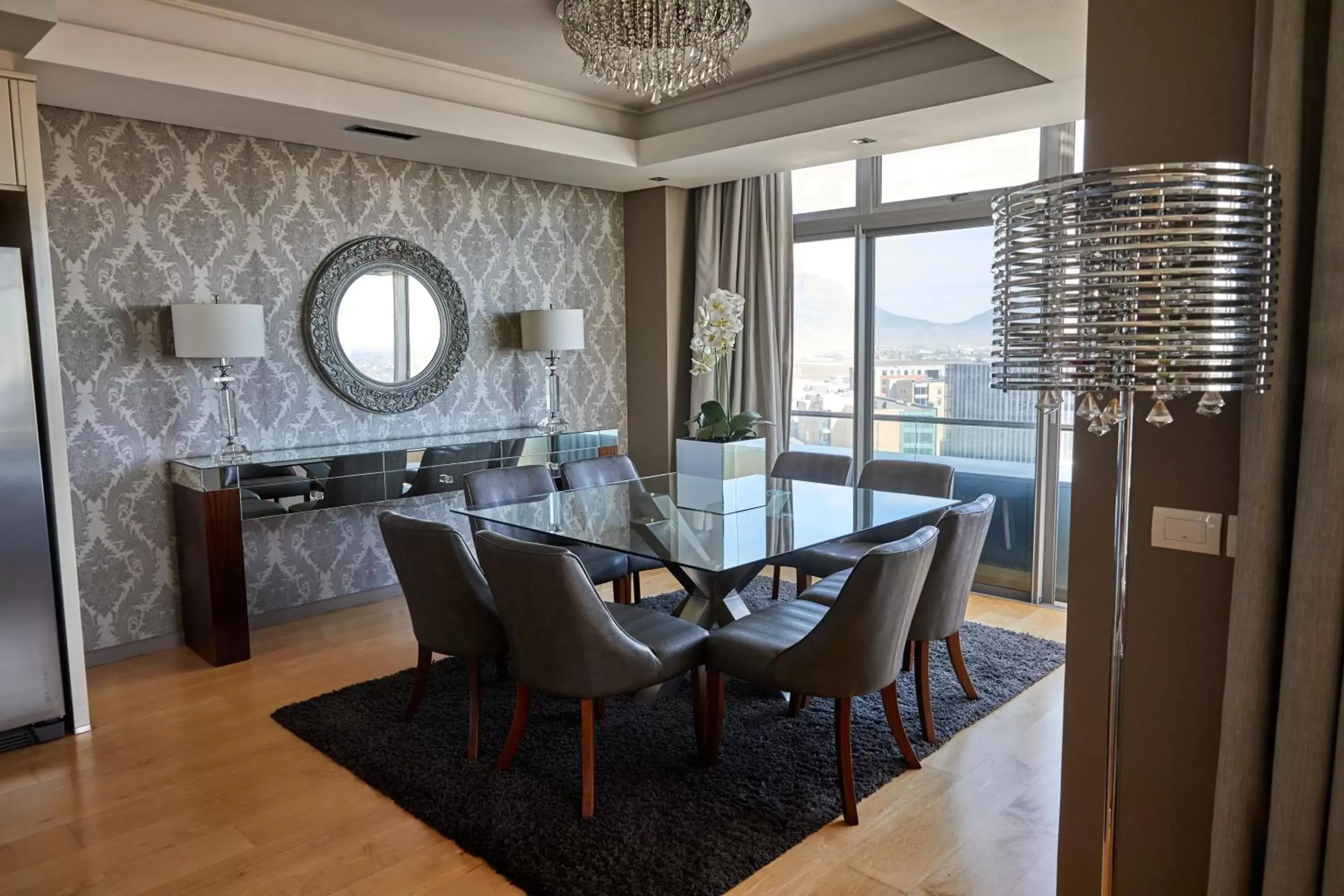 Living room, Dining Area in The Residences at Crystal Towers