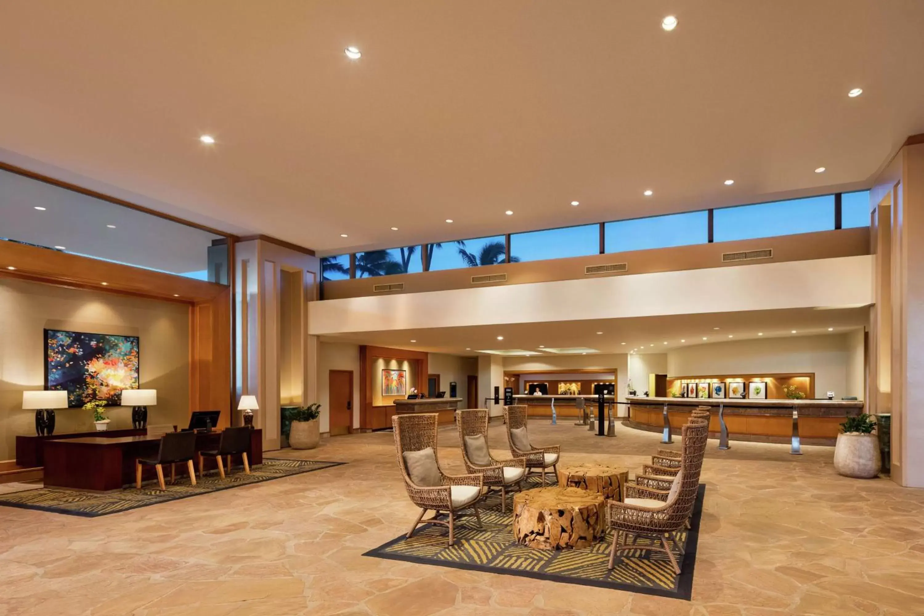 Lobby or reception in Hilton Waikoloa Village