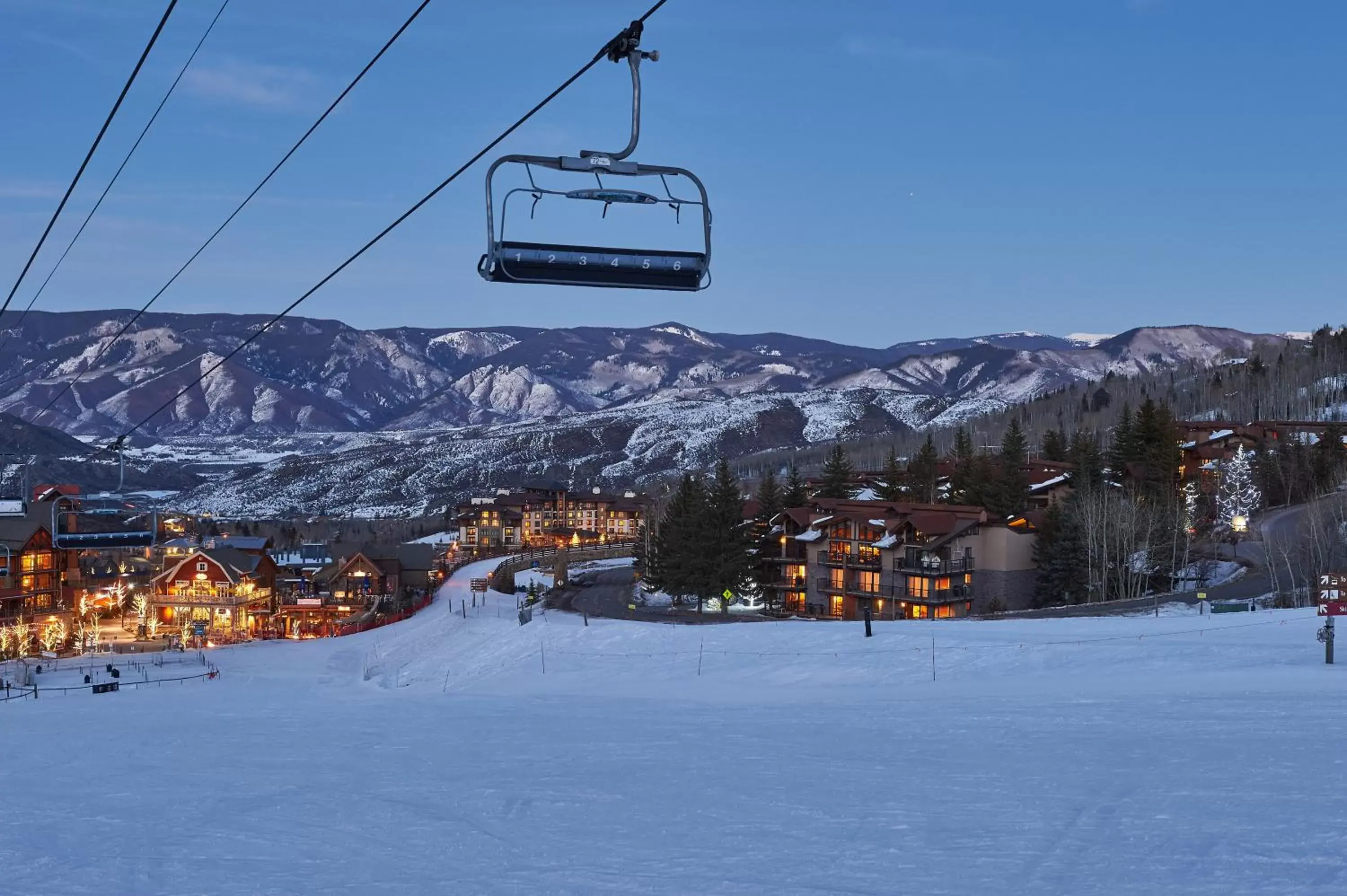 Facade/entrance, Winter in The Crestwood Snowmass Village