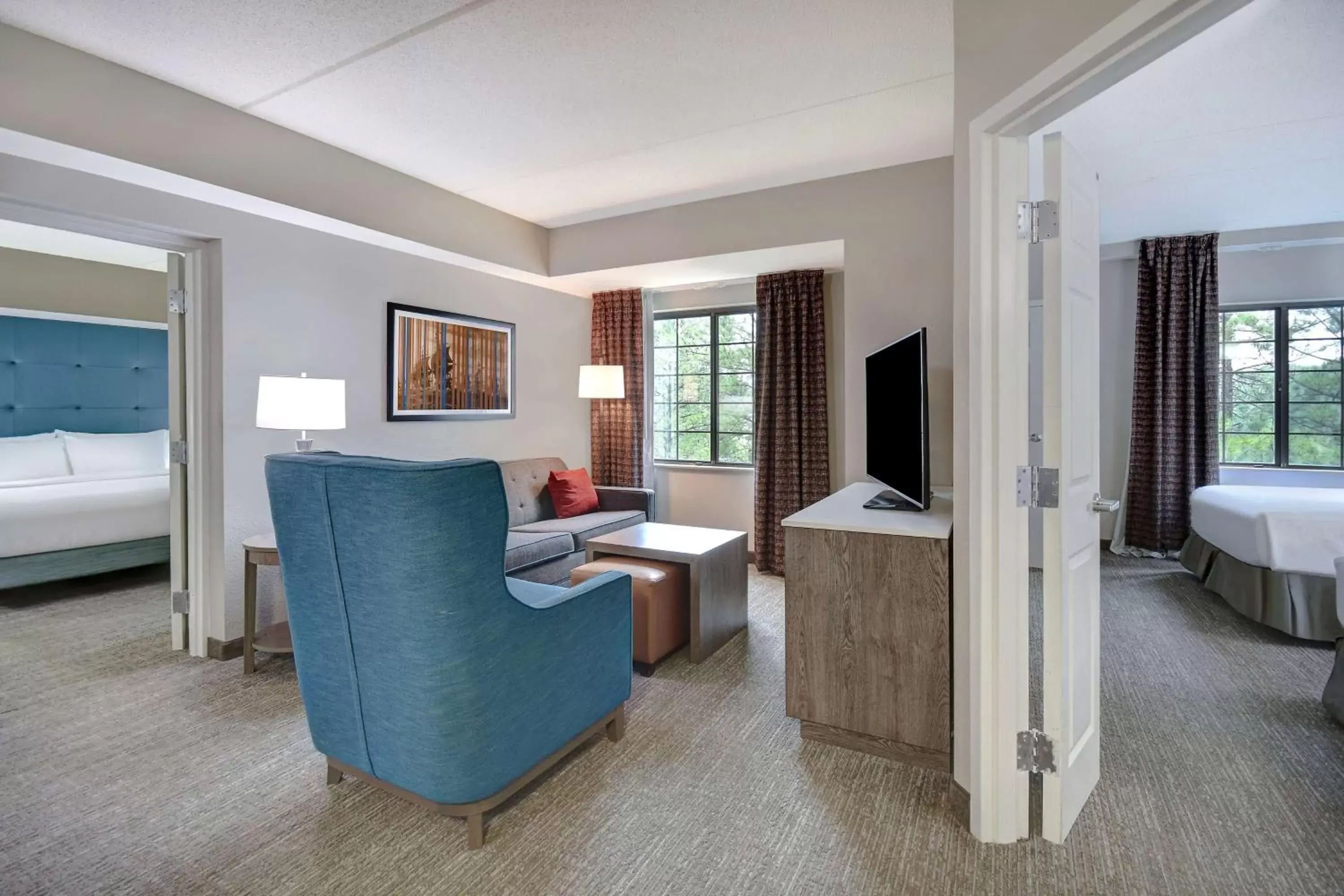 Living room, Seating Area in Homewood Suites Newport News - Yorktown by Hilton