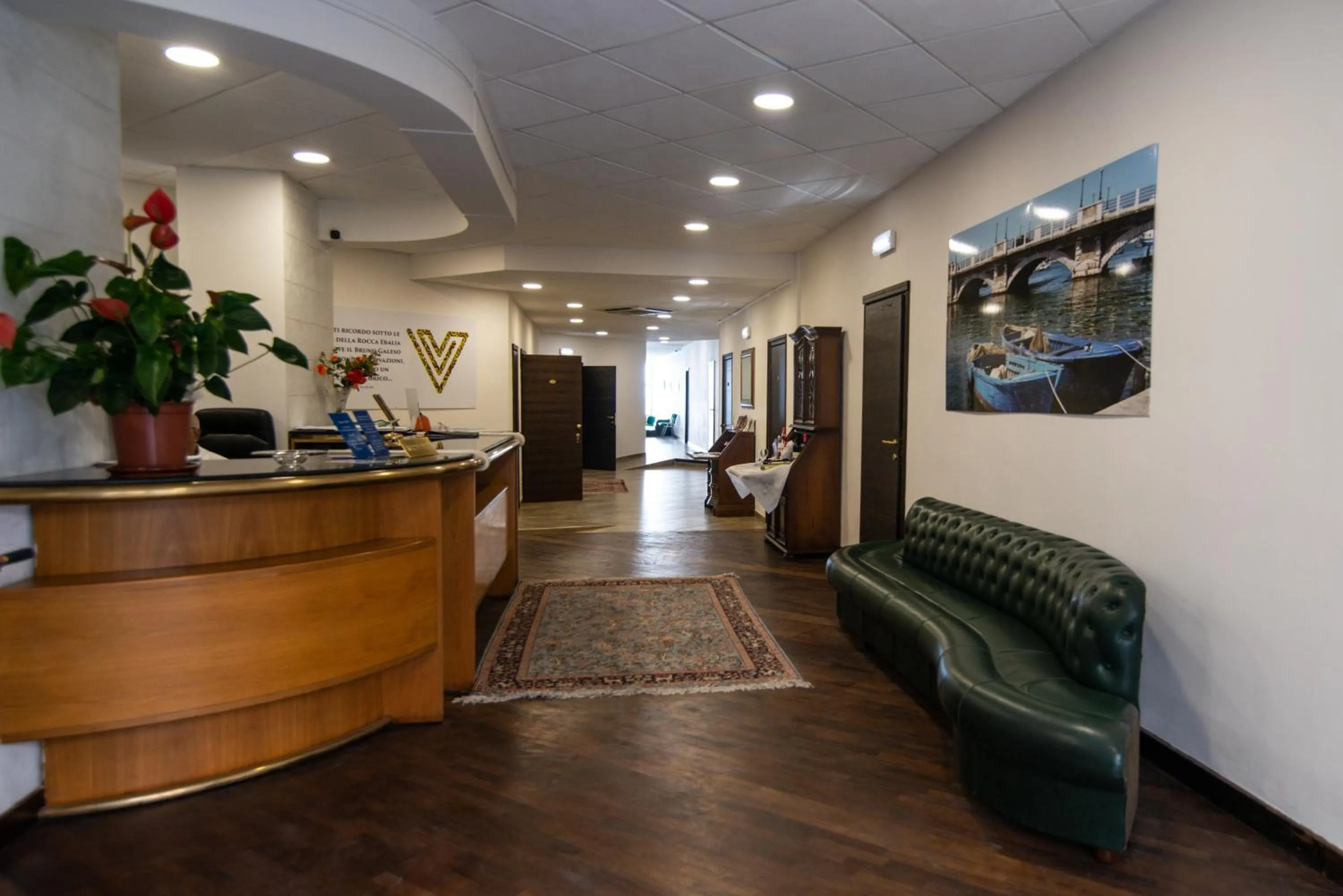 Facade/entrance in Hotel Virgilio