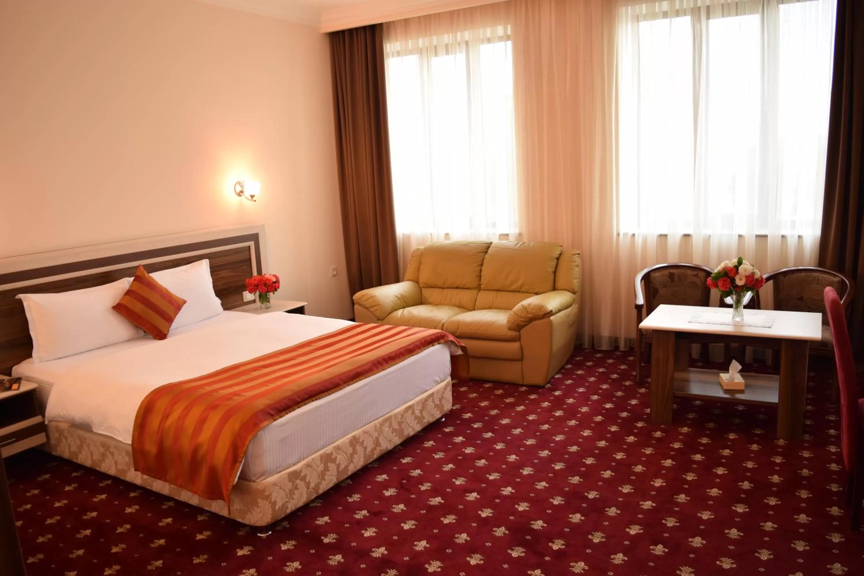 Bed in Artsakh Hotel