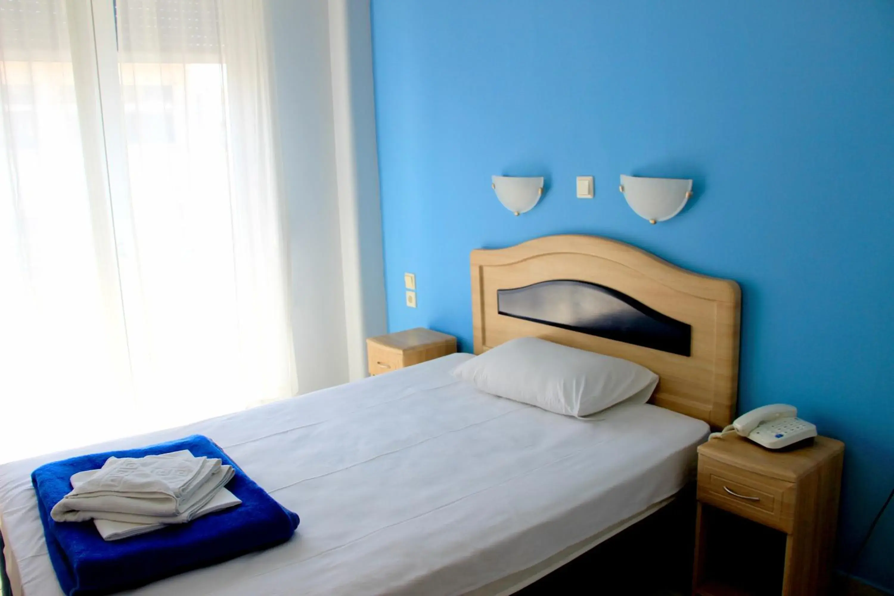 Bed in Hotel Argo