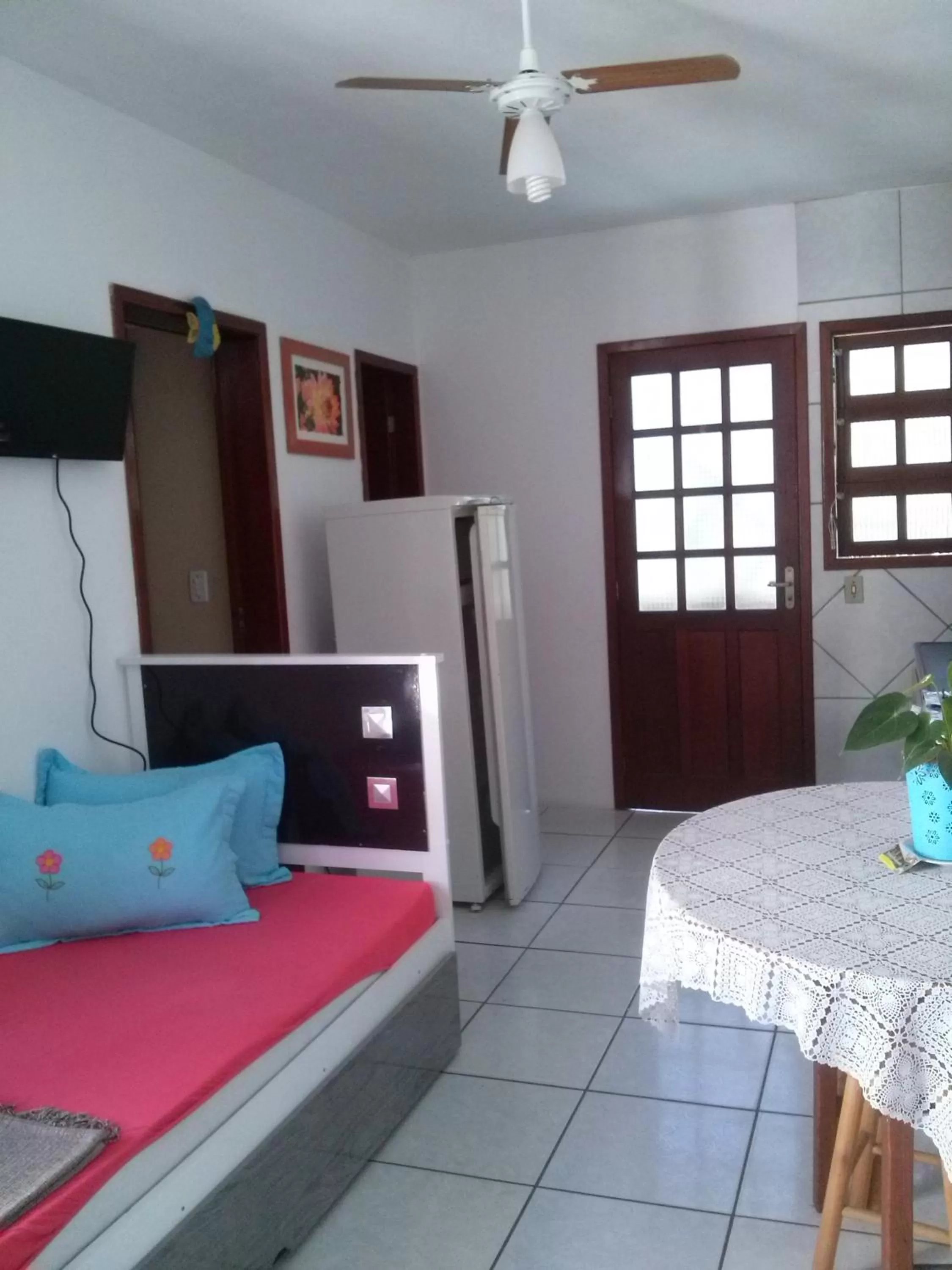 Bed in Pousada Ilha Margarita