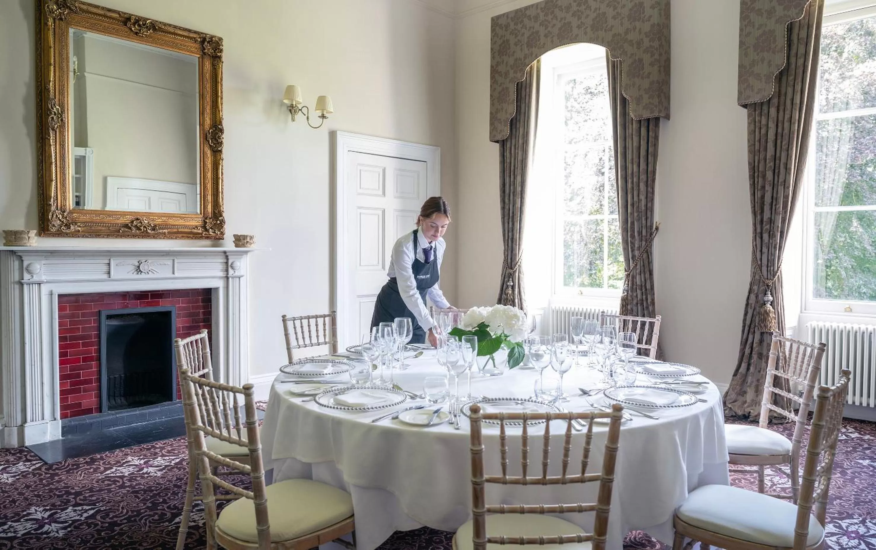 Dining area in Bailbrook House Hotel, Bath
