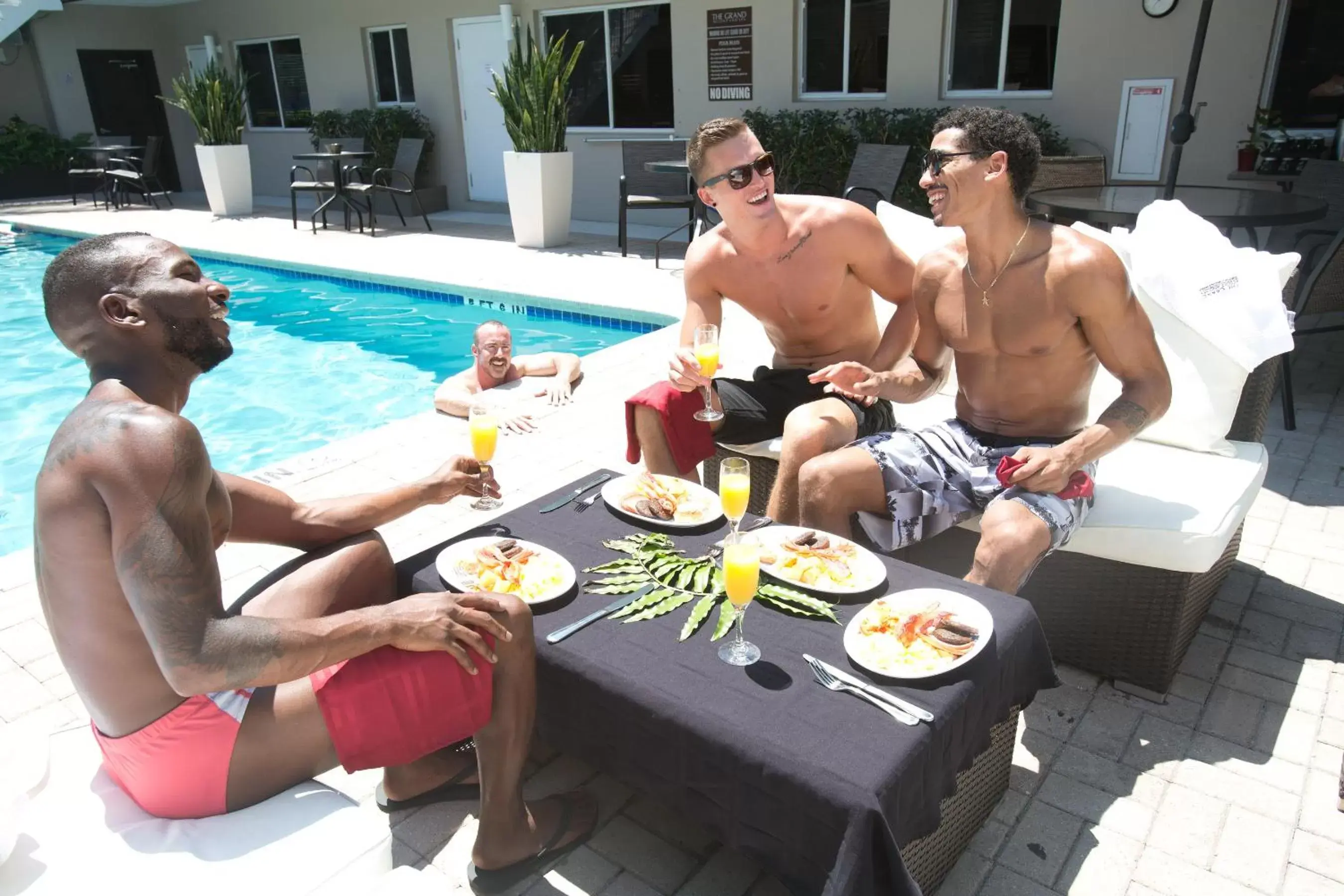 Food close-up in The Grand Resort and Spa - All Male Spa Resort