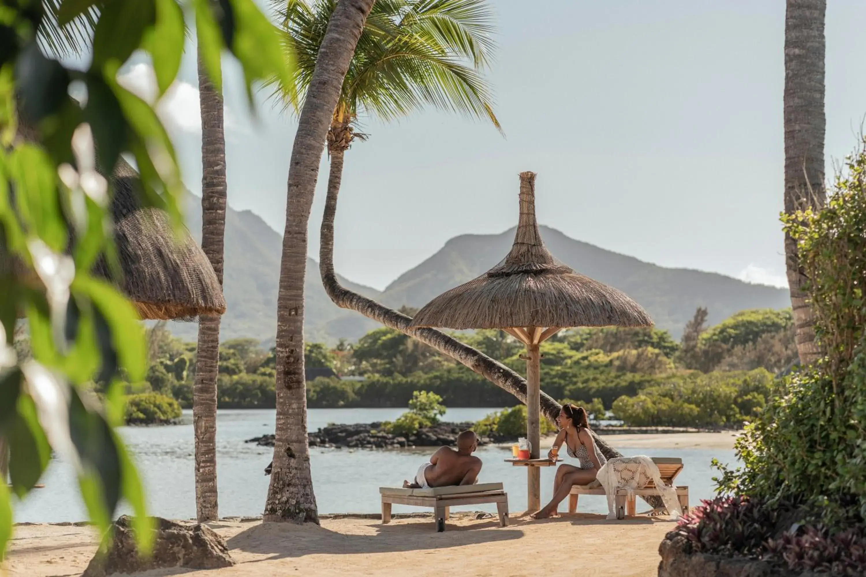 Beach in Four Seasons Resort Mauritius at Anahita