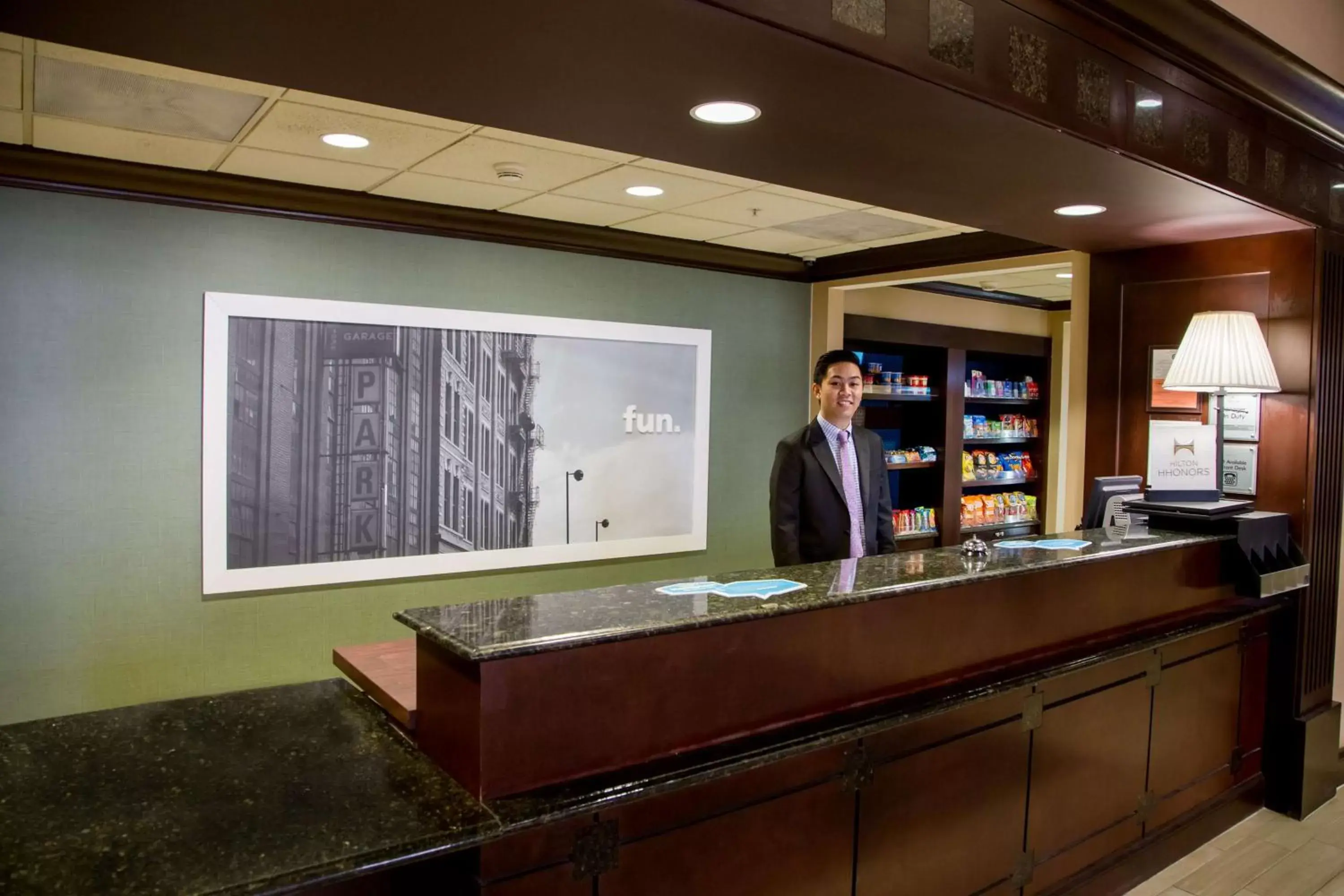 Lobby or reception in Hampton Inn & Suites Albany-Downtown