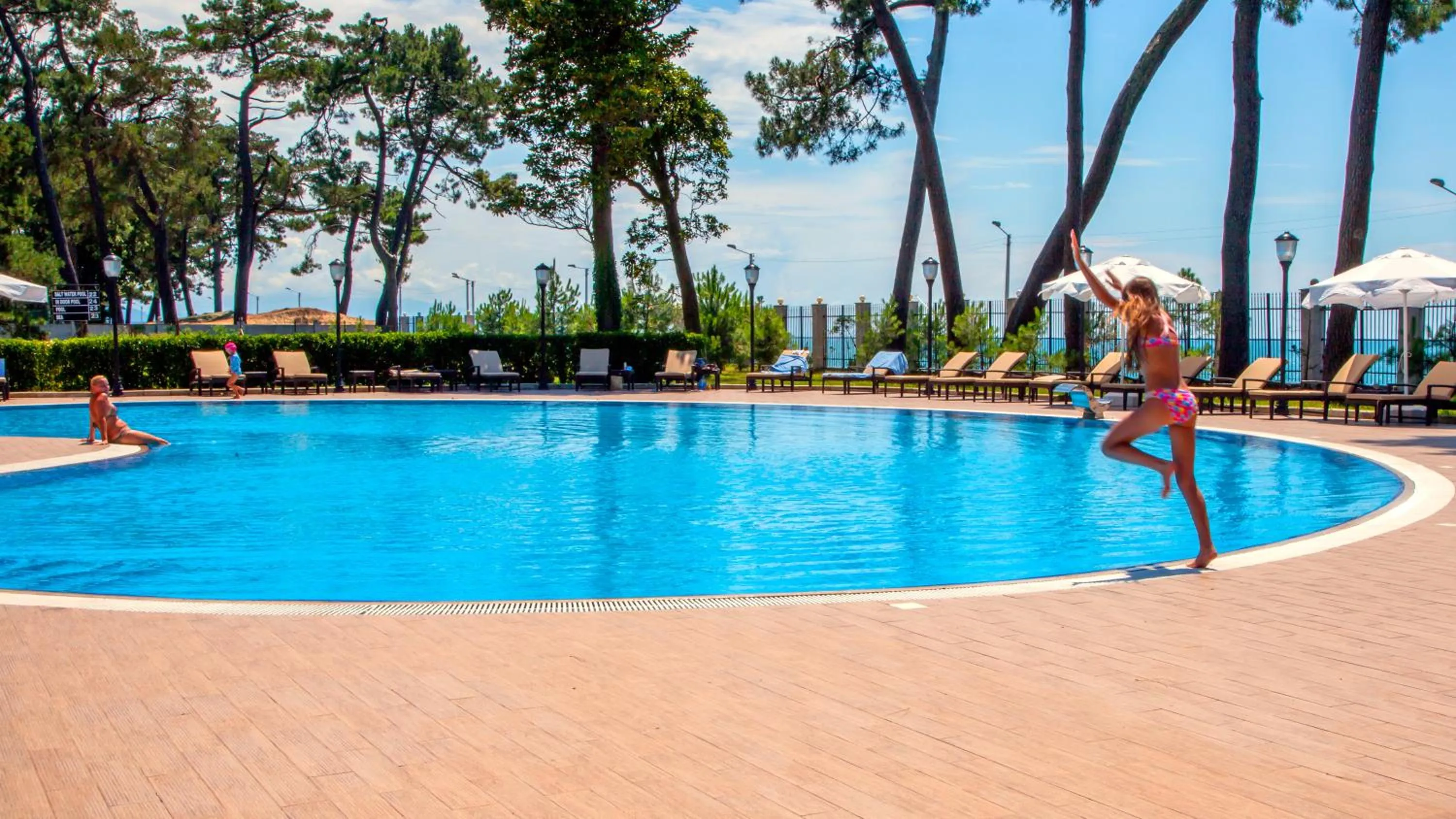 Swimming pool in Kobuleti Georgia Palace Hotel & Spa