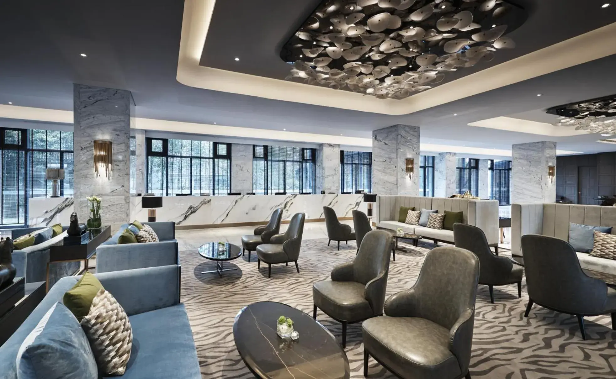 Lobby or reception, Lounge/Bar in The Senz Hotel & SPA