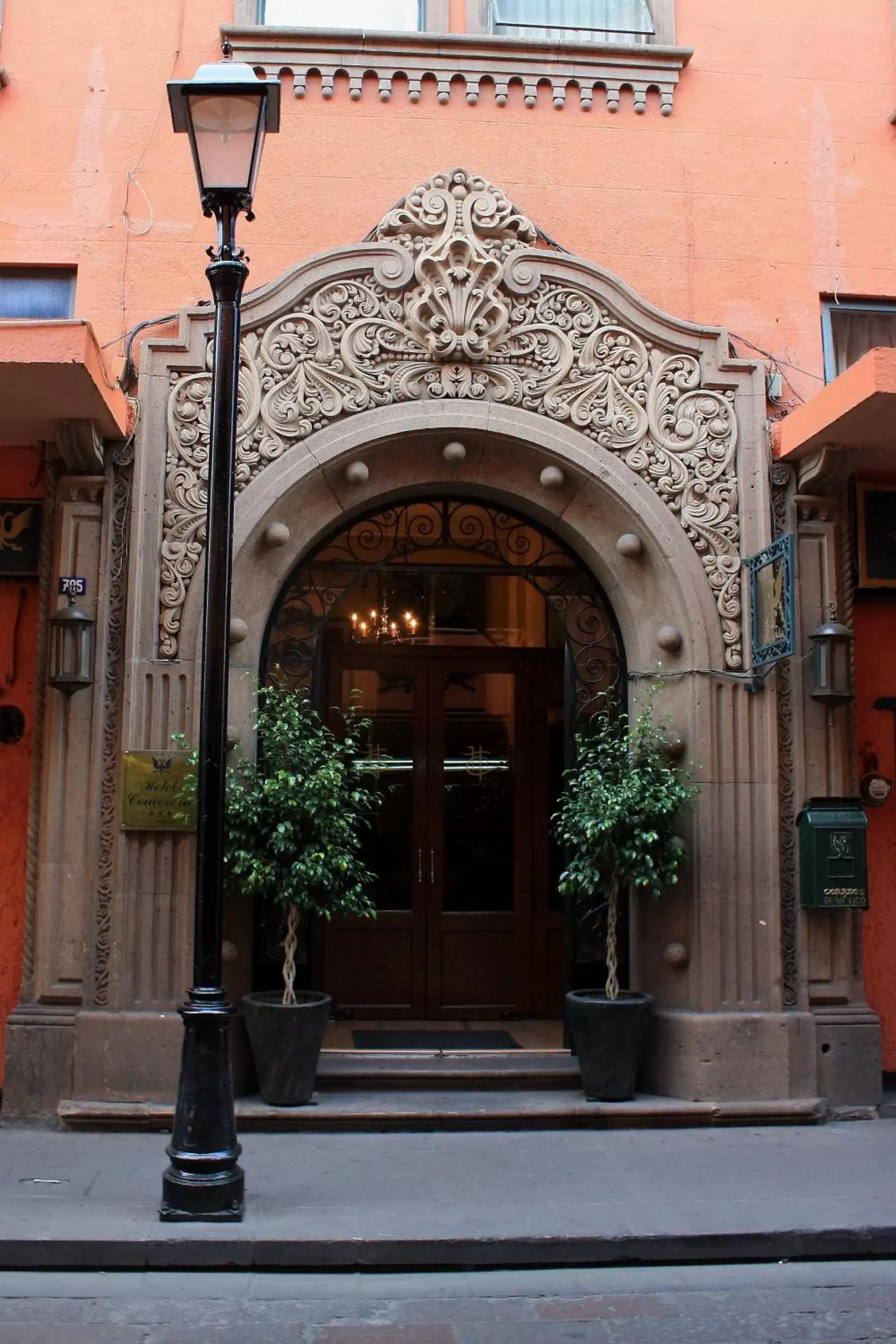 Facade/entrance in Gran Hotel Concordia San Luis Potosi