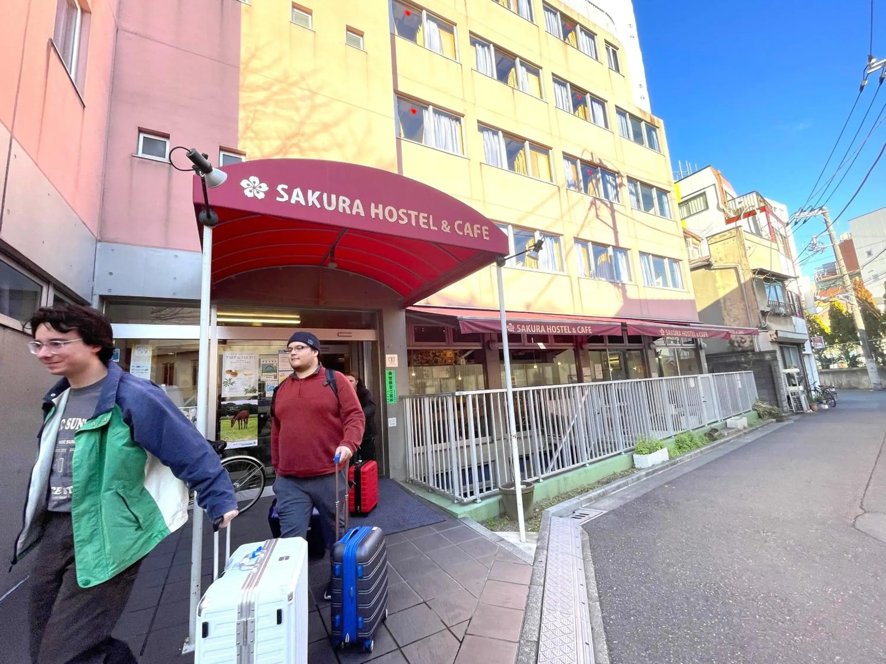 Property building in Sakura Hostel Asakusa Property building in Sakura Hostel Asakusa