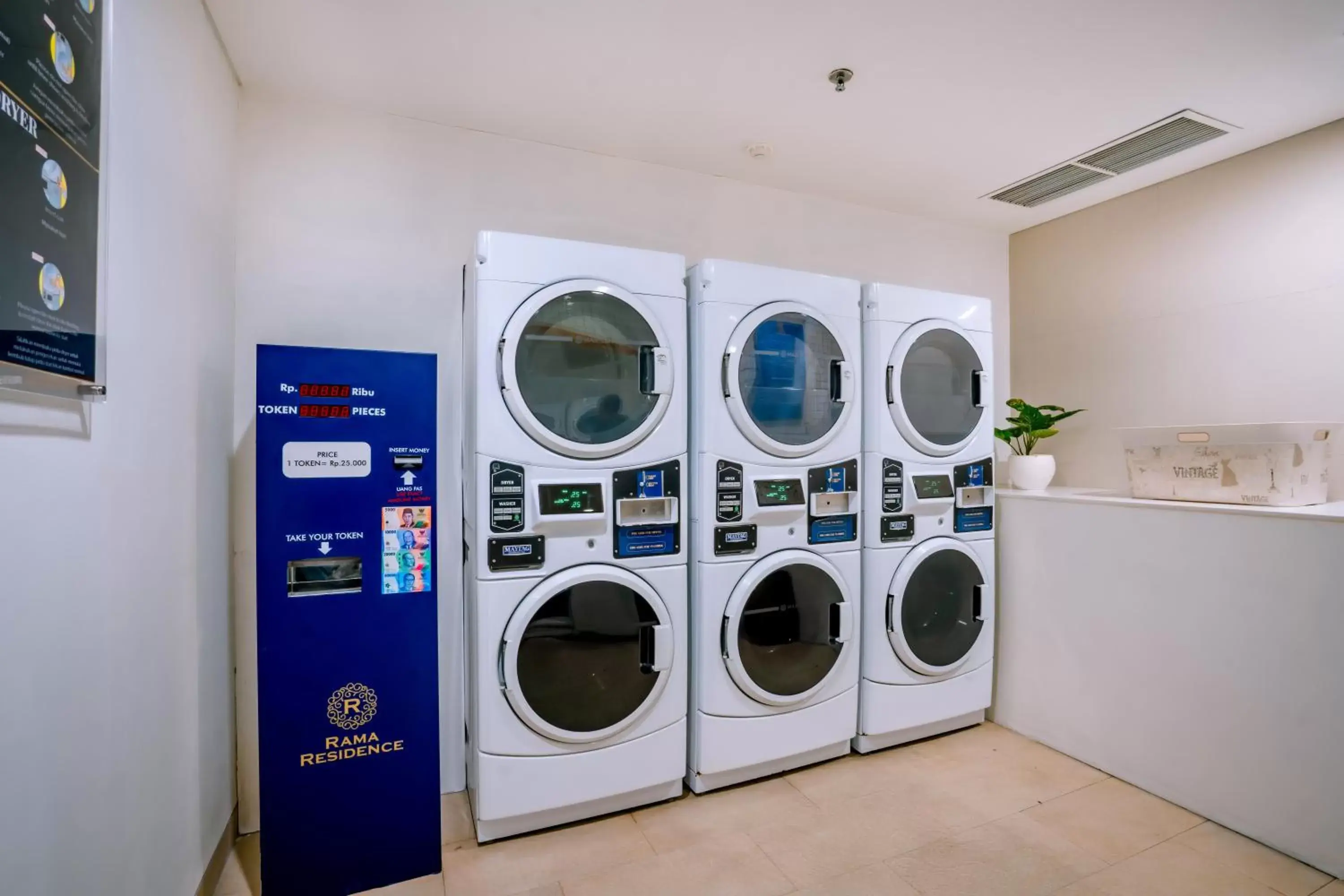 laundry in Rama Residence Padma