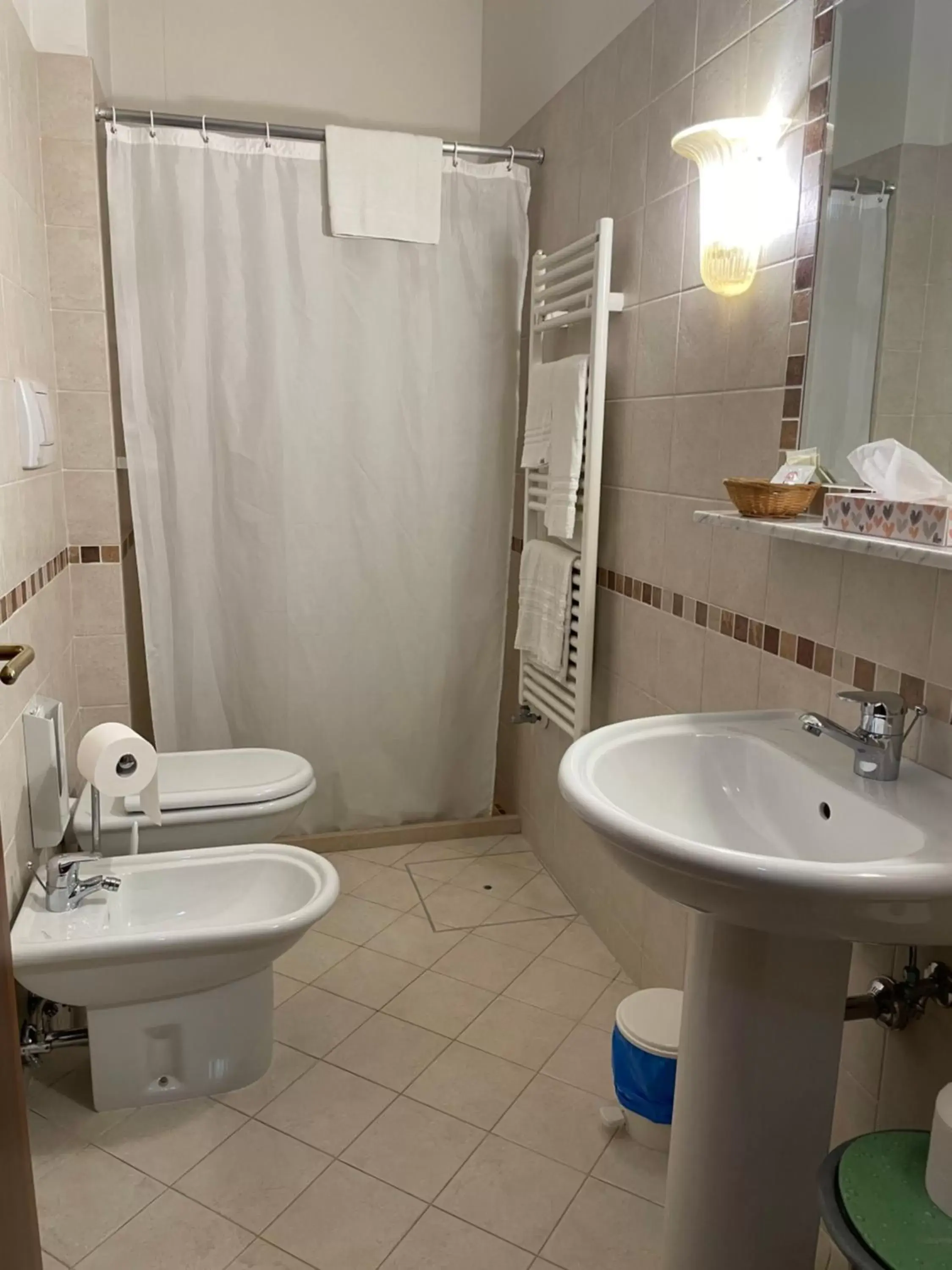 Bathroom in Hotel AB Baretta