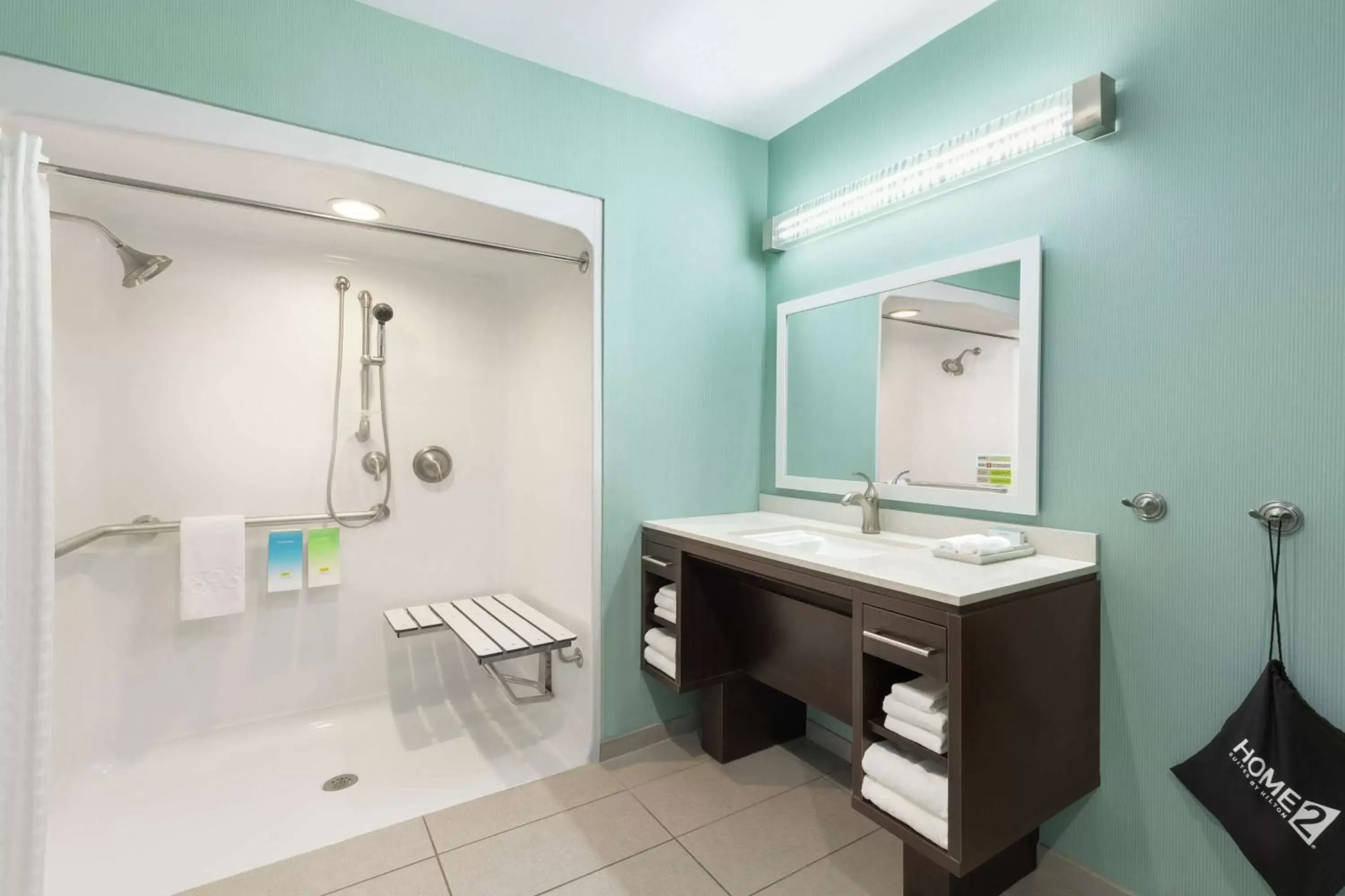 Bathroom in Home2Suites by Hilton Florence