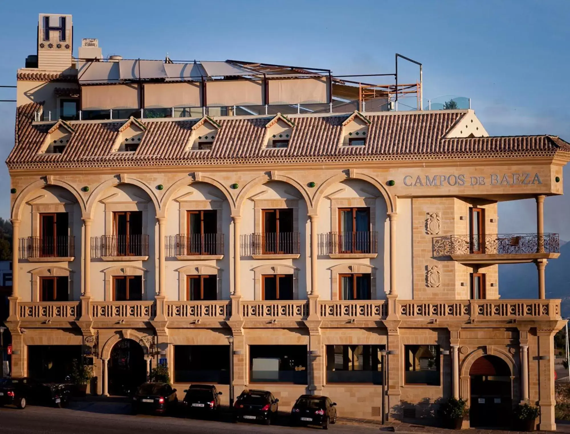 Property building in Hotel Campos de Baeza Property building in Hotel Campos de Baeza