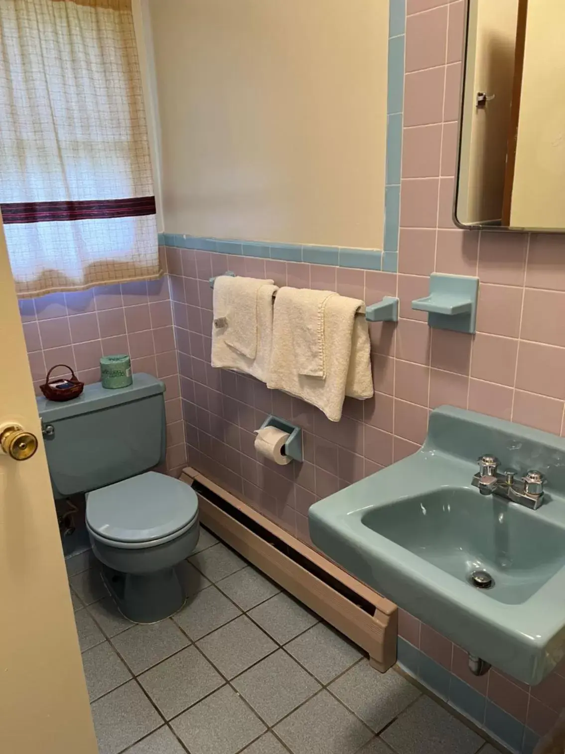 Bathroom in Thruway Holiday Motel