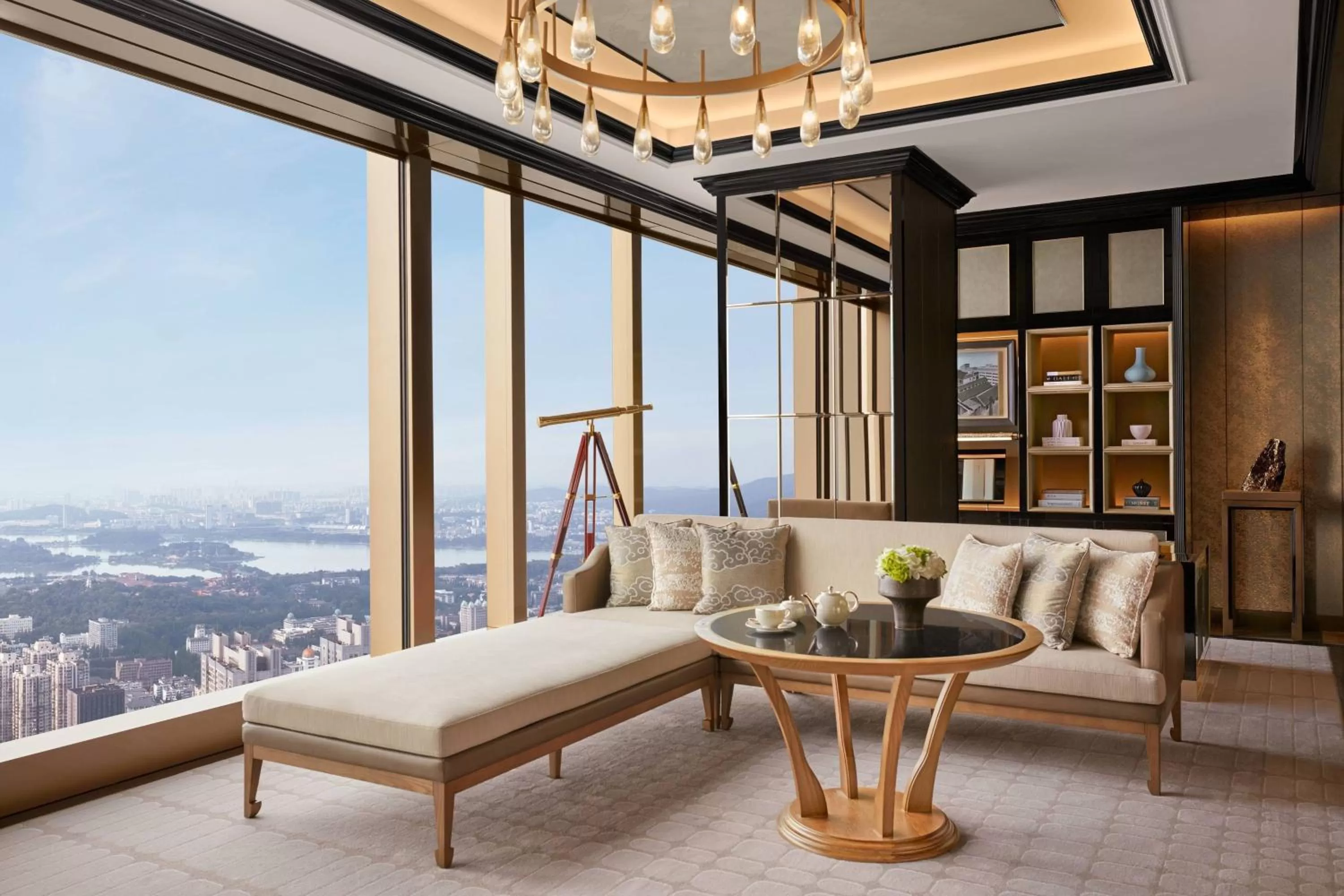 Living room in The Ritz-Carlton, Nanjing
