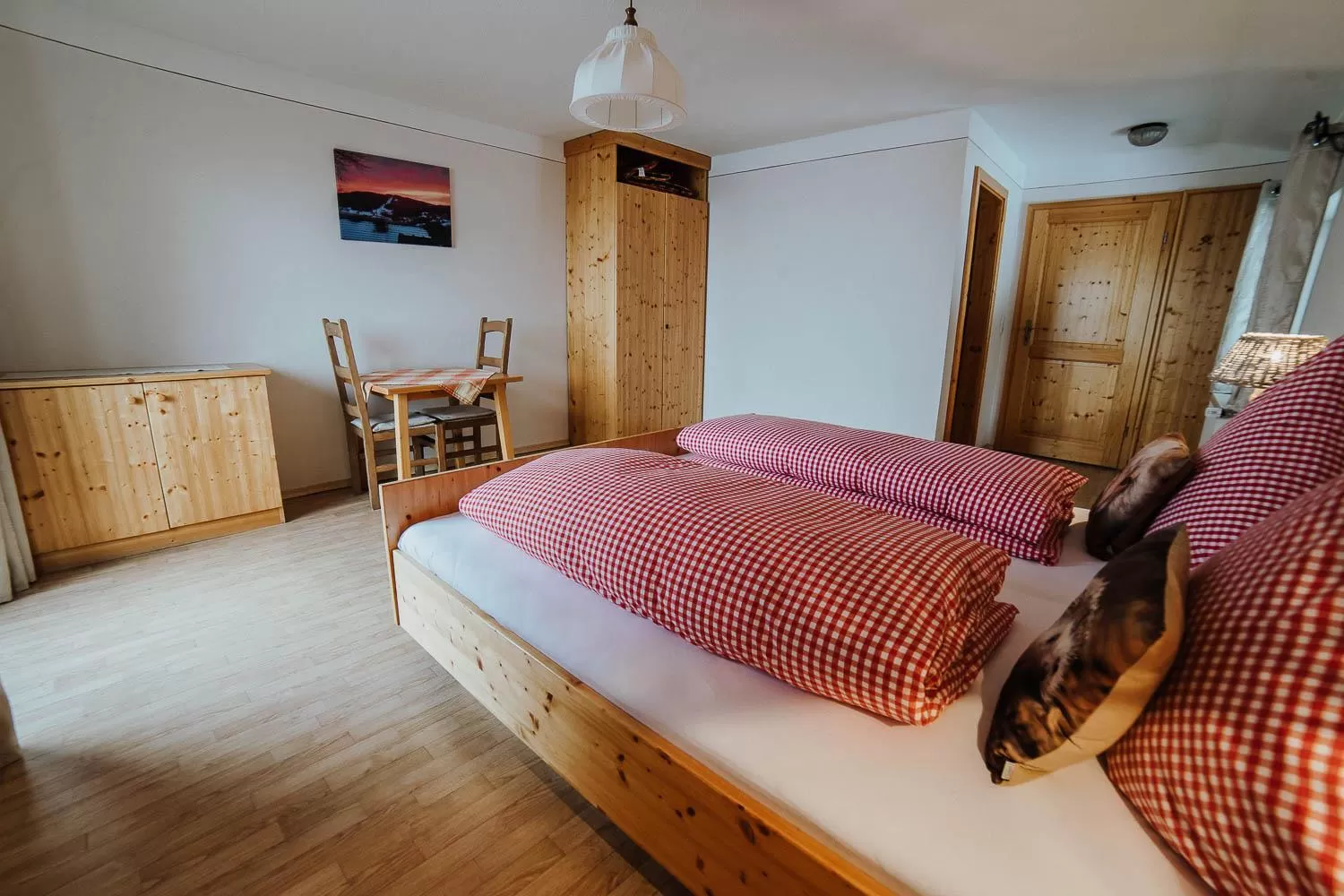 Bed in Berggasthof Hochpröller