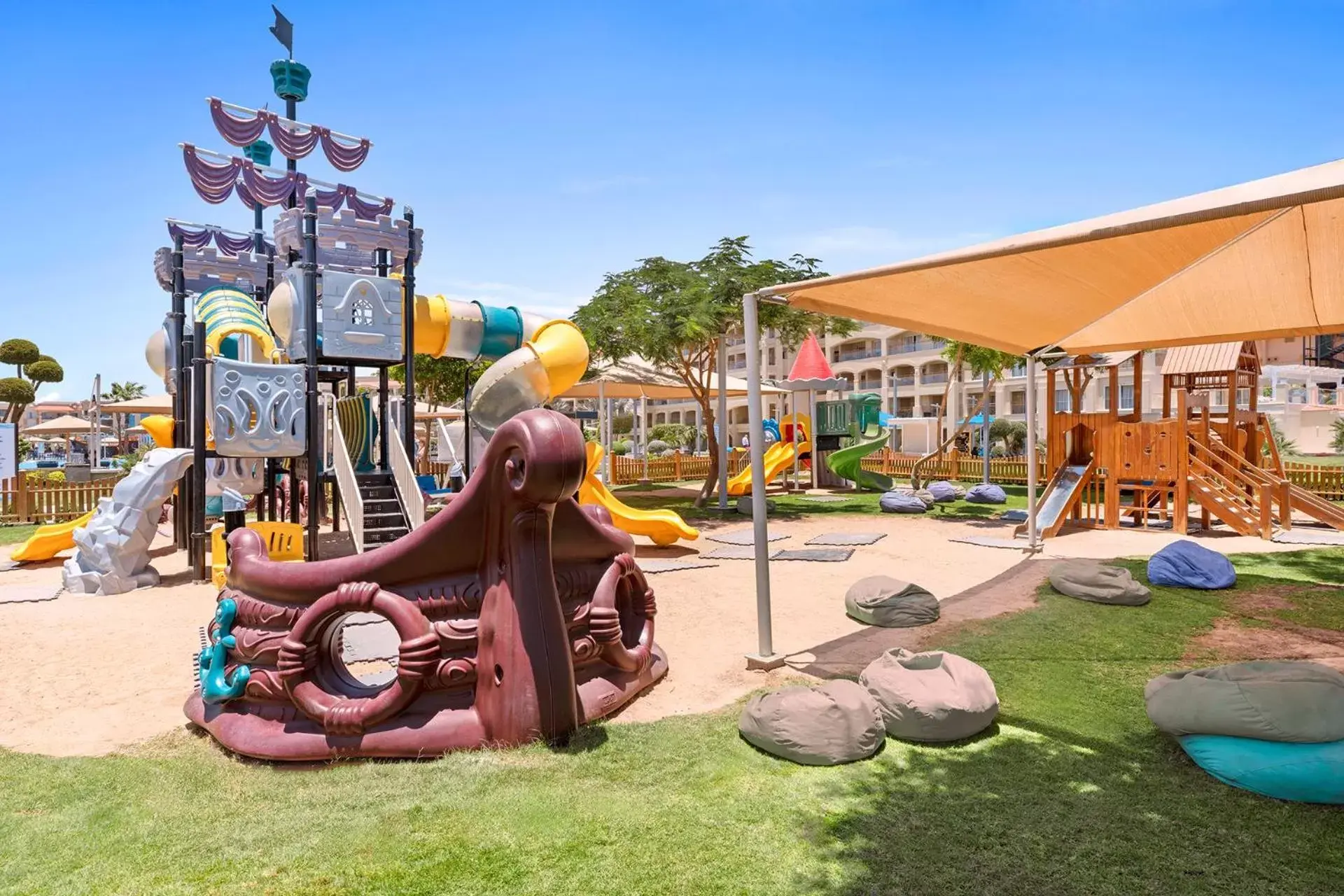 Children play ground, Children's Play Area in Pickalbatros White Beach Resort - Hurghada