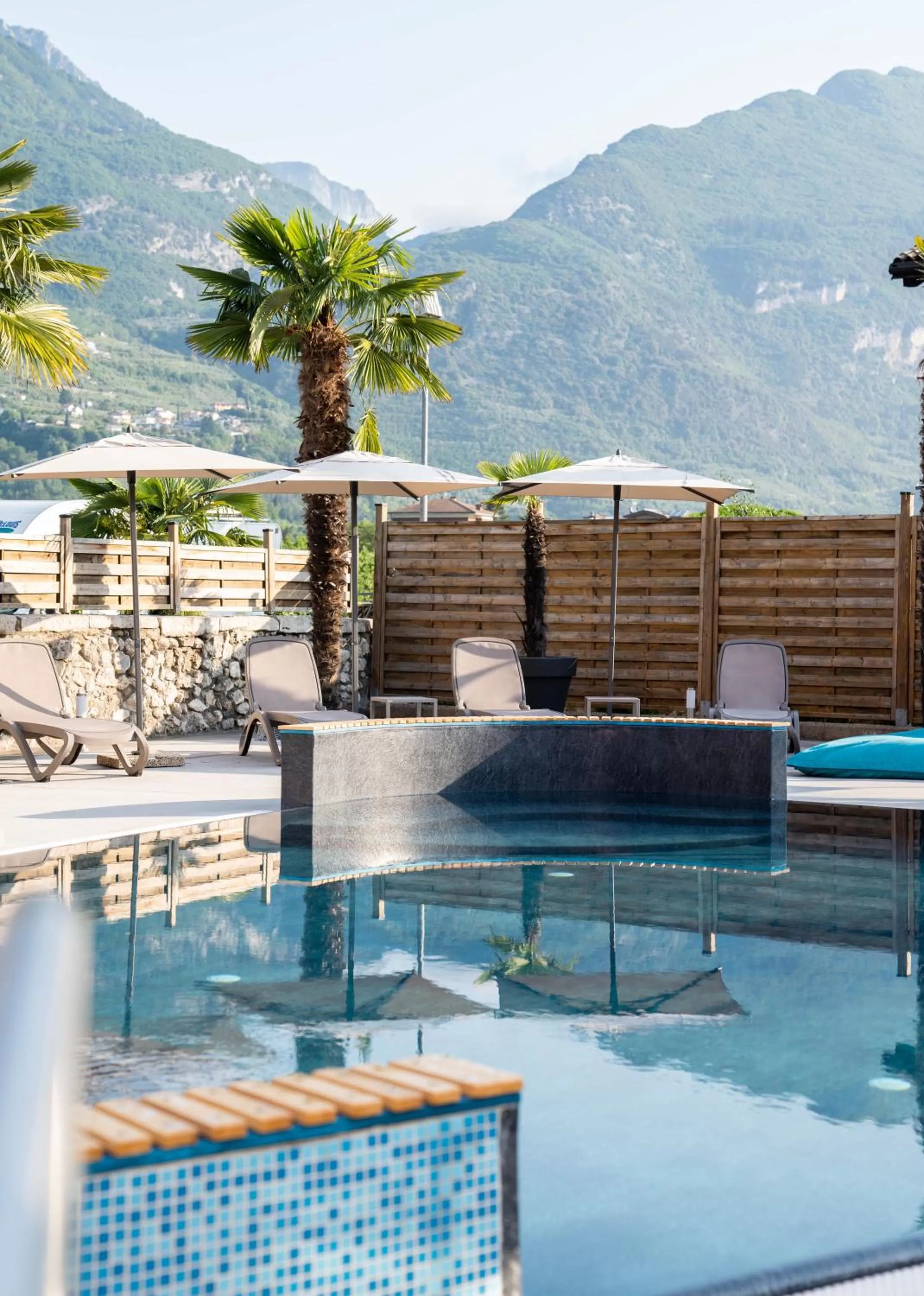 Pool view in Hotel Rudy