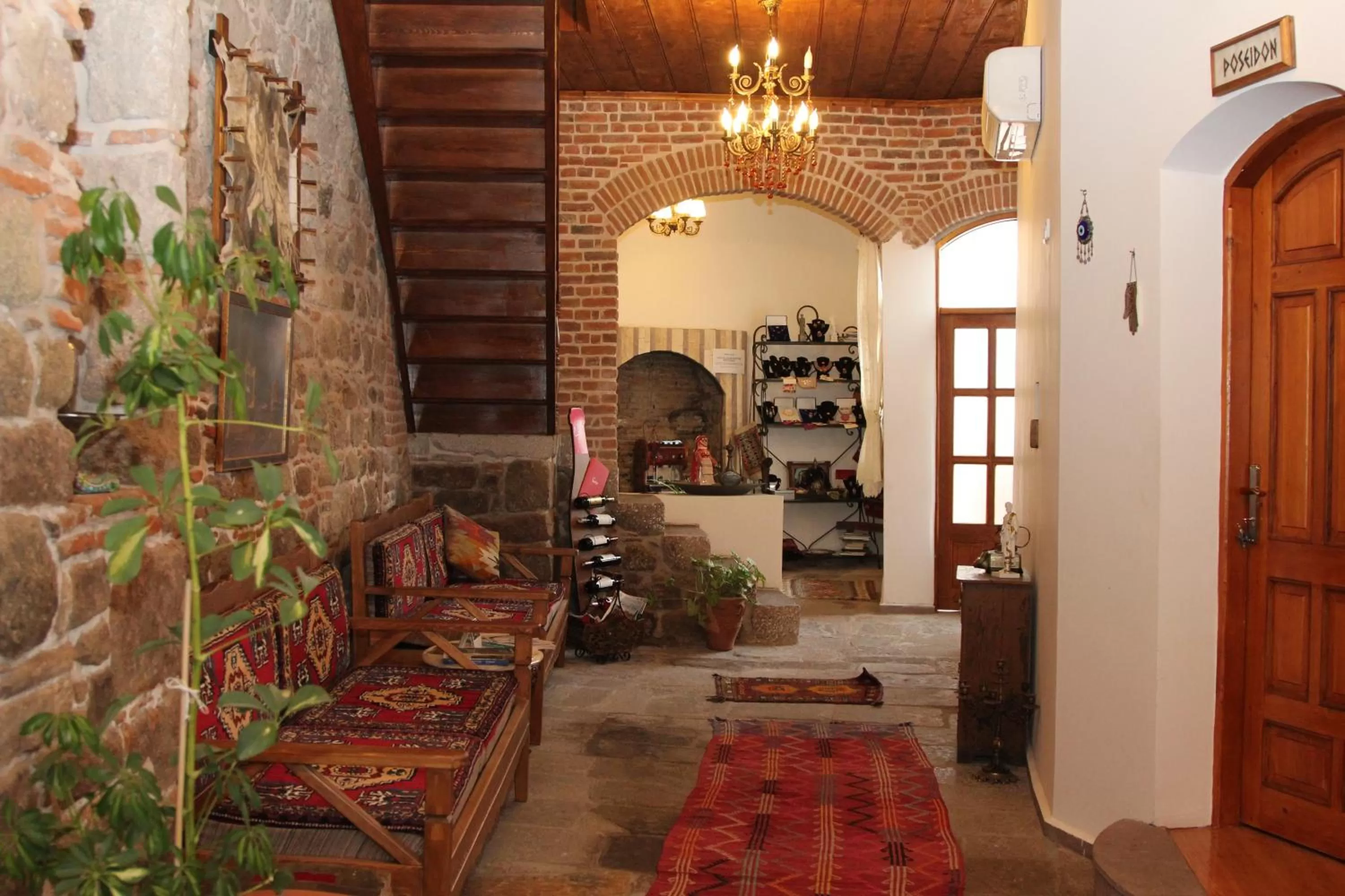 Decorative detail in Hera Hotel