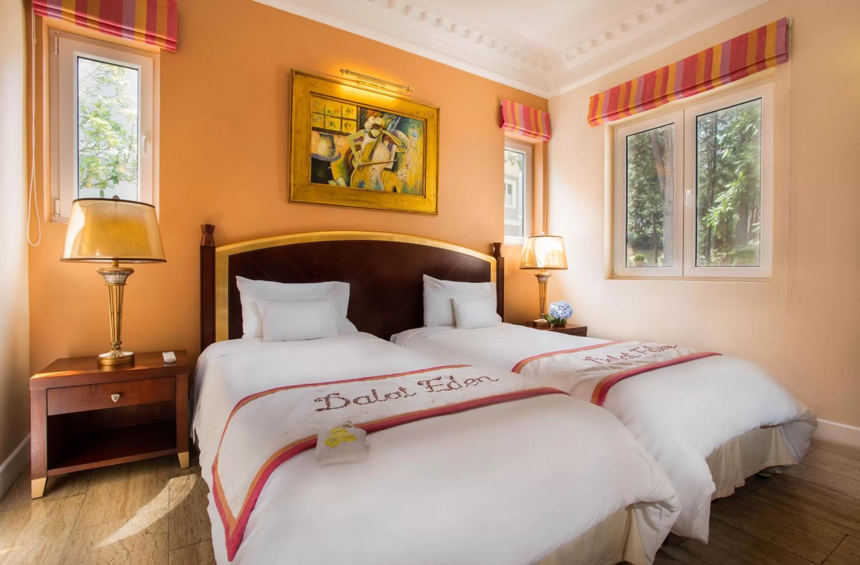 Bed in Dalat Edensee Lake Resort & Spa