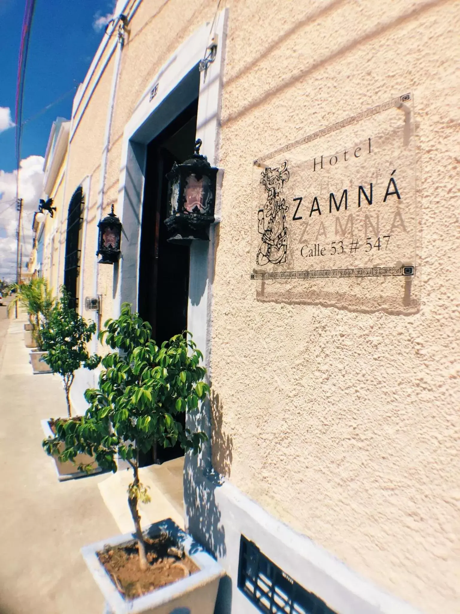 Facade/entrance in Hotel Zamna Boutique