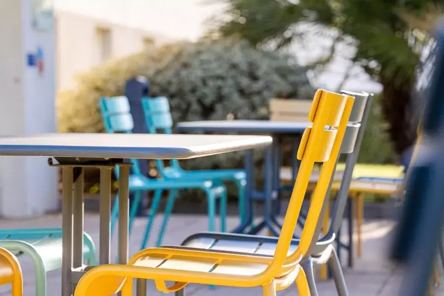 Patio in ibis budget Carcassonne Aéroport - A61