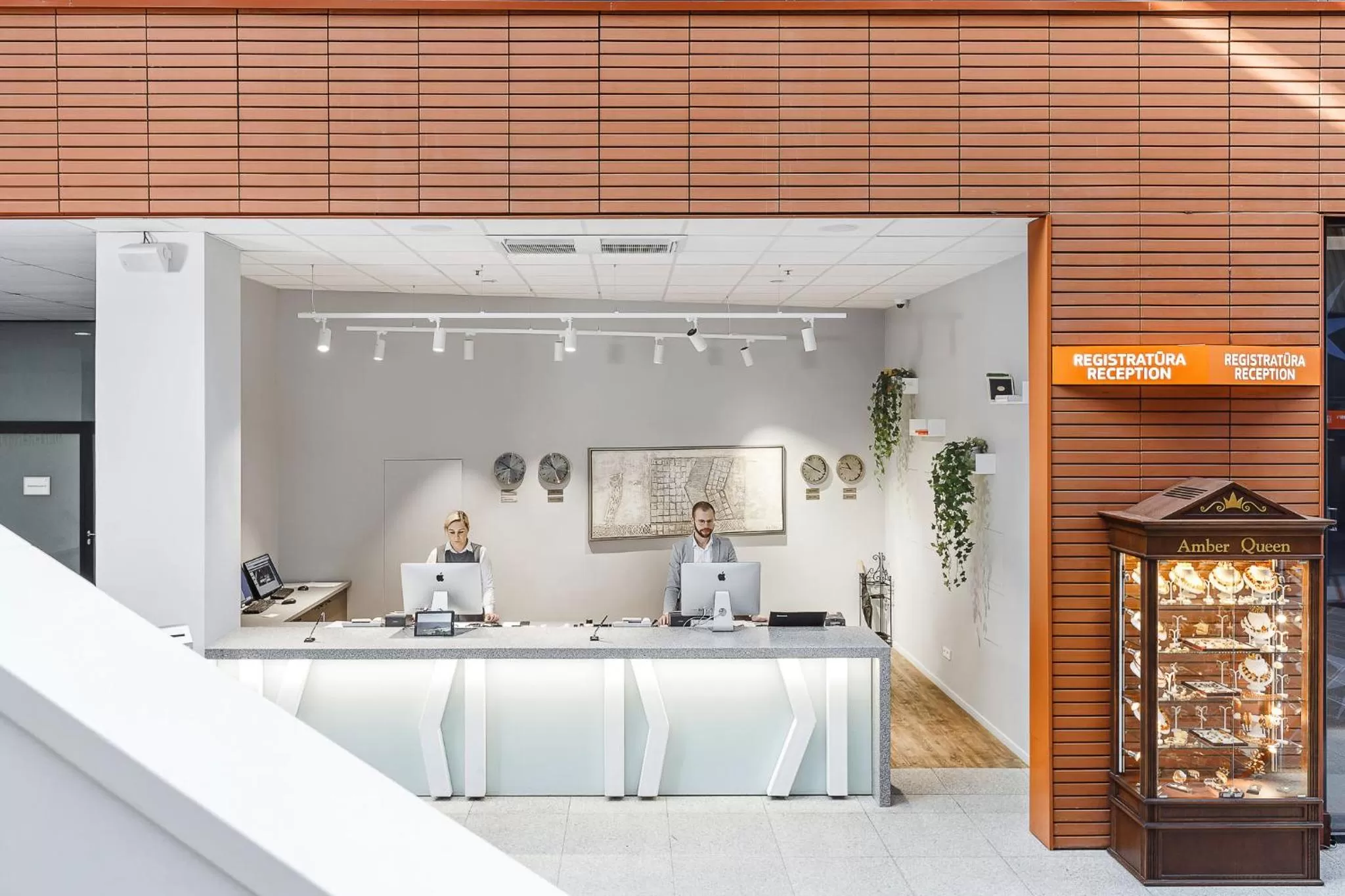 Lobby or reception in Amberton Hotel Klaipeda