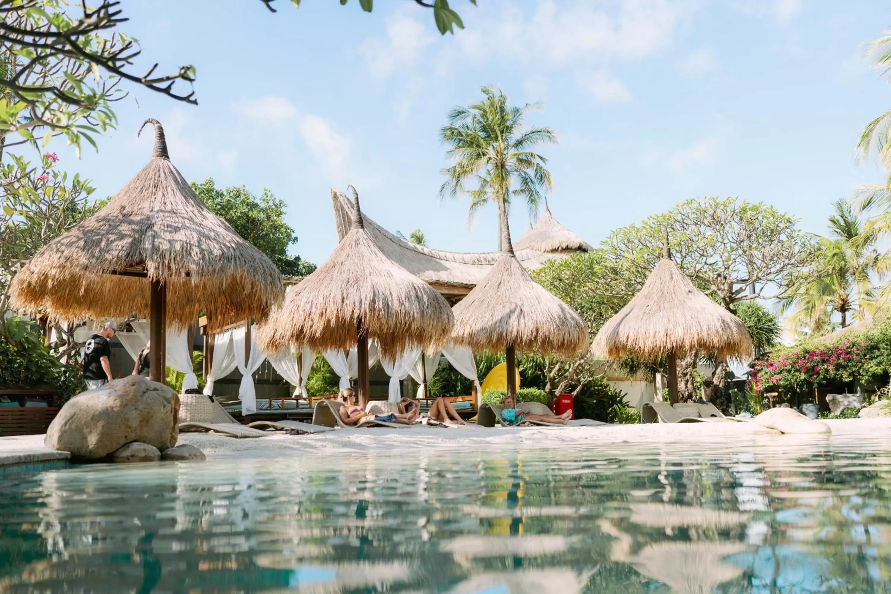 Swimming pool, Beach in Bali Mandira Beach Resort & Spa