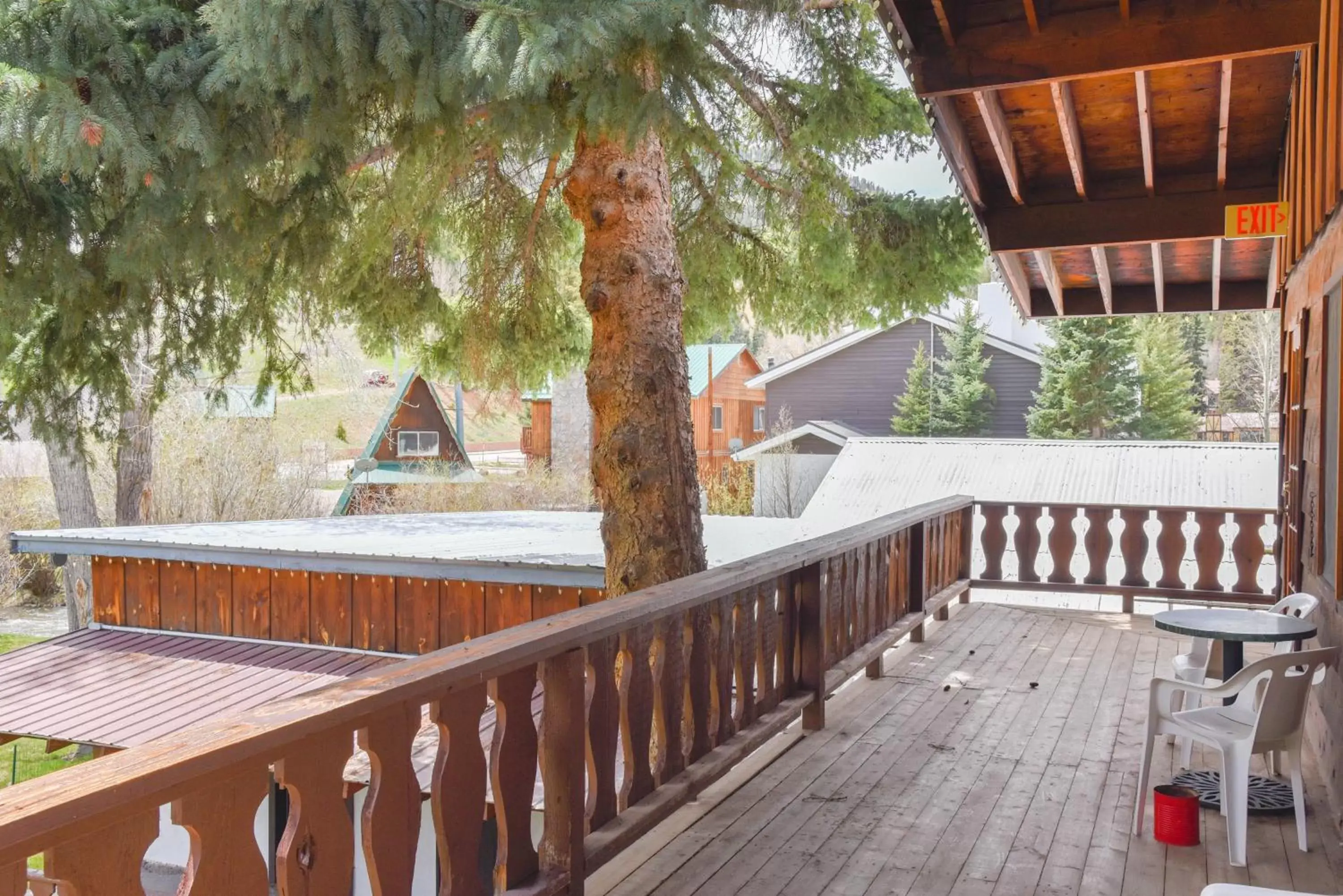 Balcony/Terrace in Alpine Lodge Red River