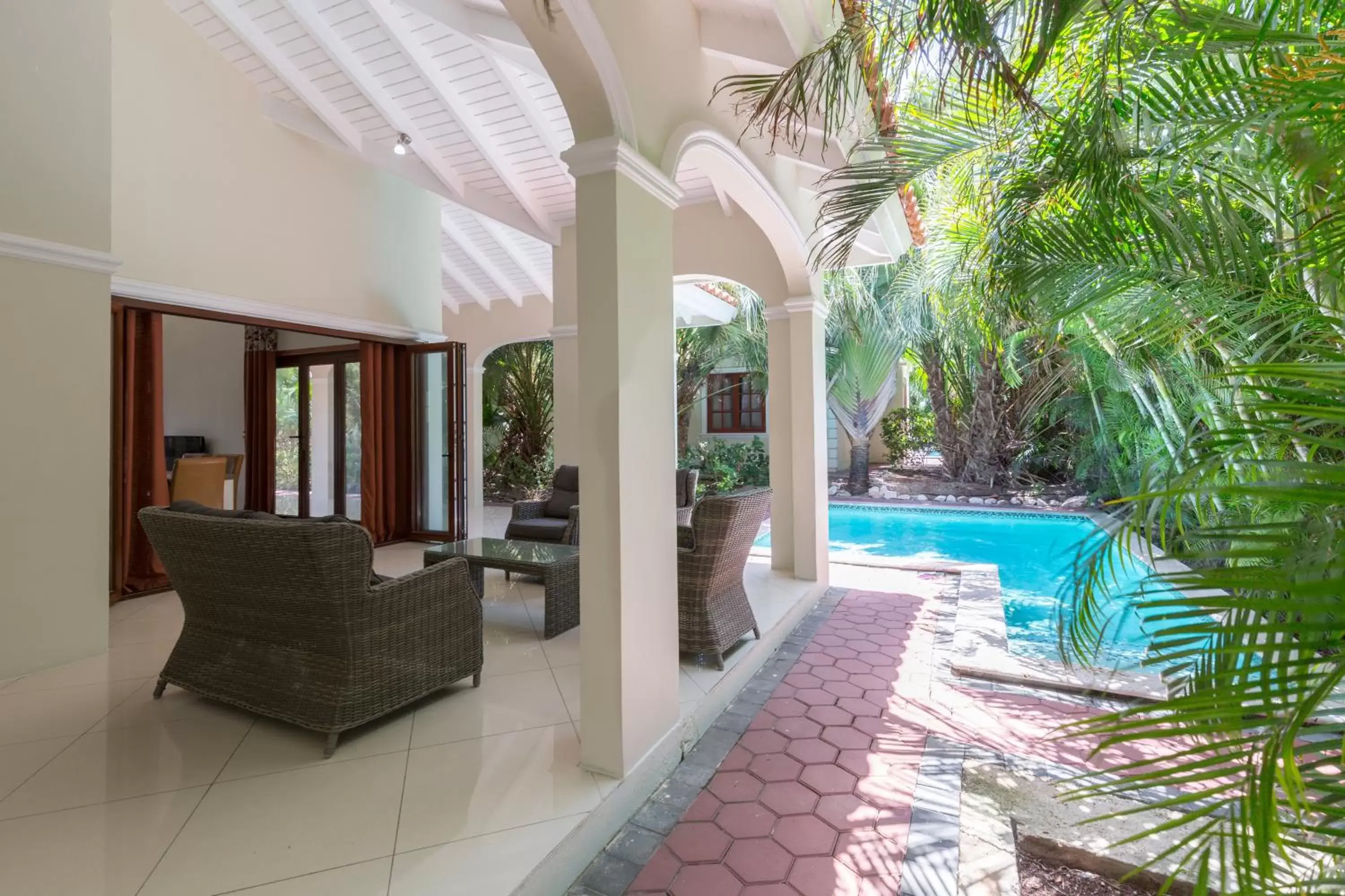 Balcony/Terrace, Swimming Pool in Acoya Curacao Resort, Villas & Spa