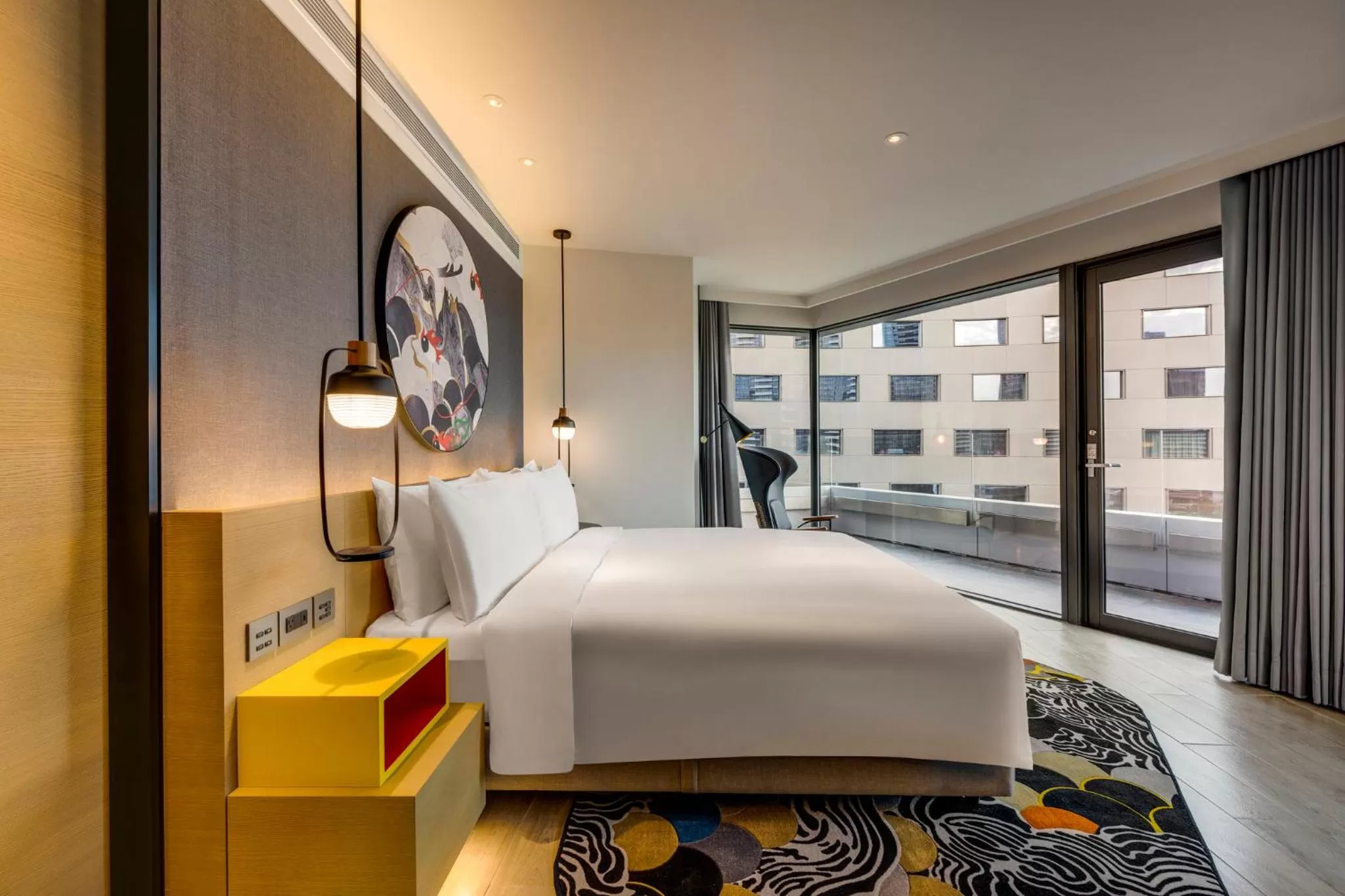 Photo of the whole room, Bed in Hotel Indigo Taipei North by IHG
