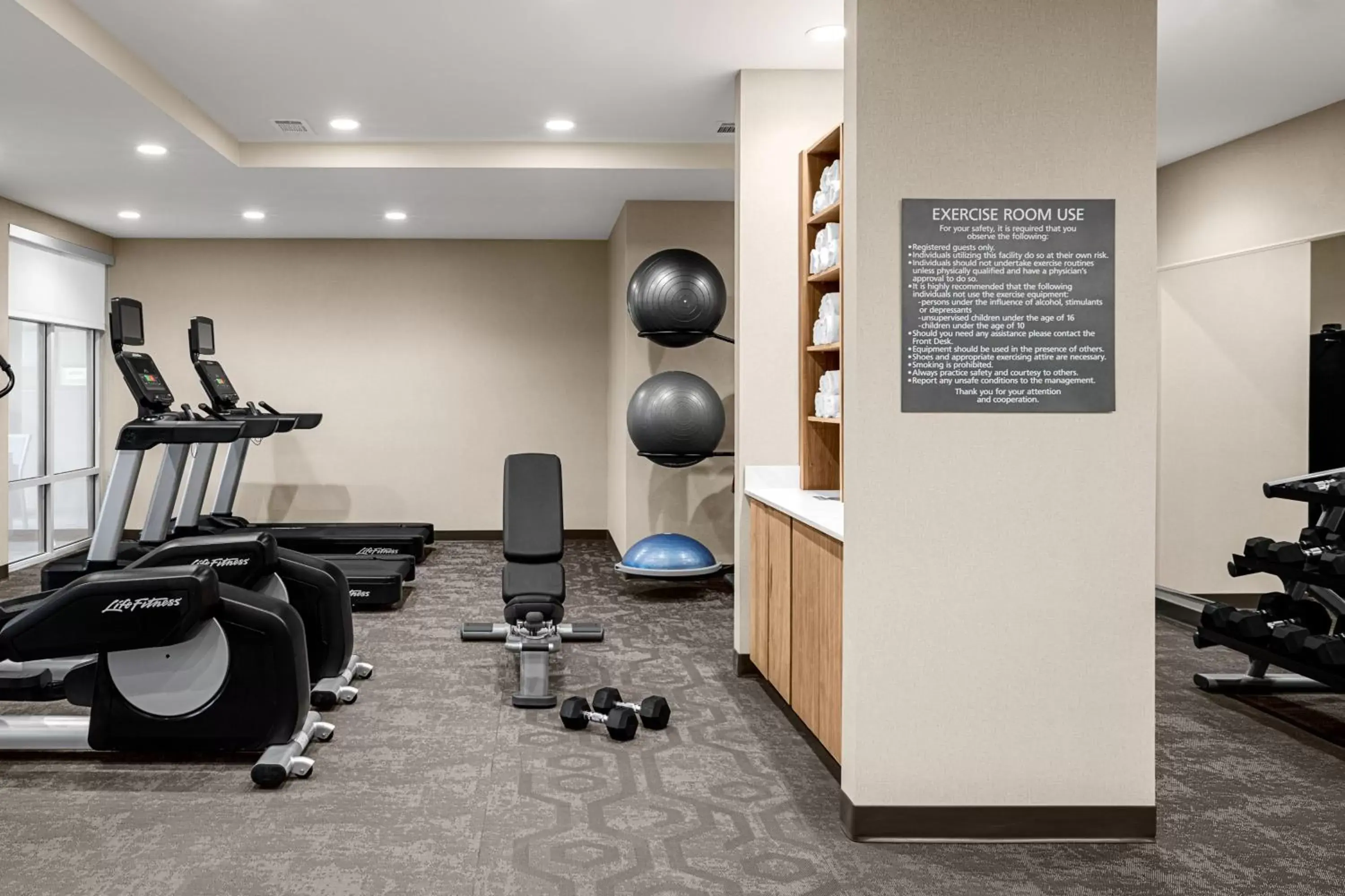 Fitness centre/facilities, Fitness Center/Facilities in Residence Inn by Marriott Jackson Airport, Pearl
