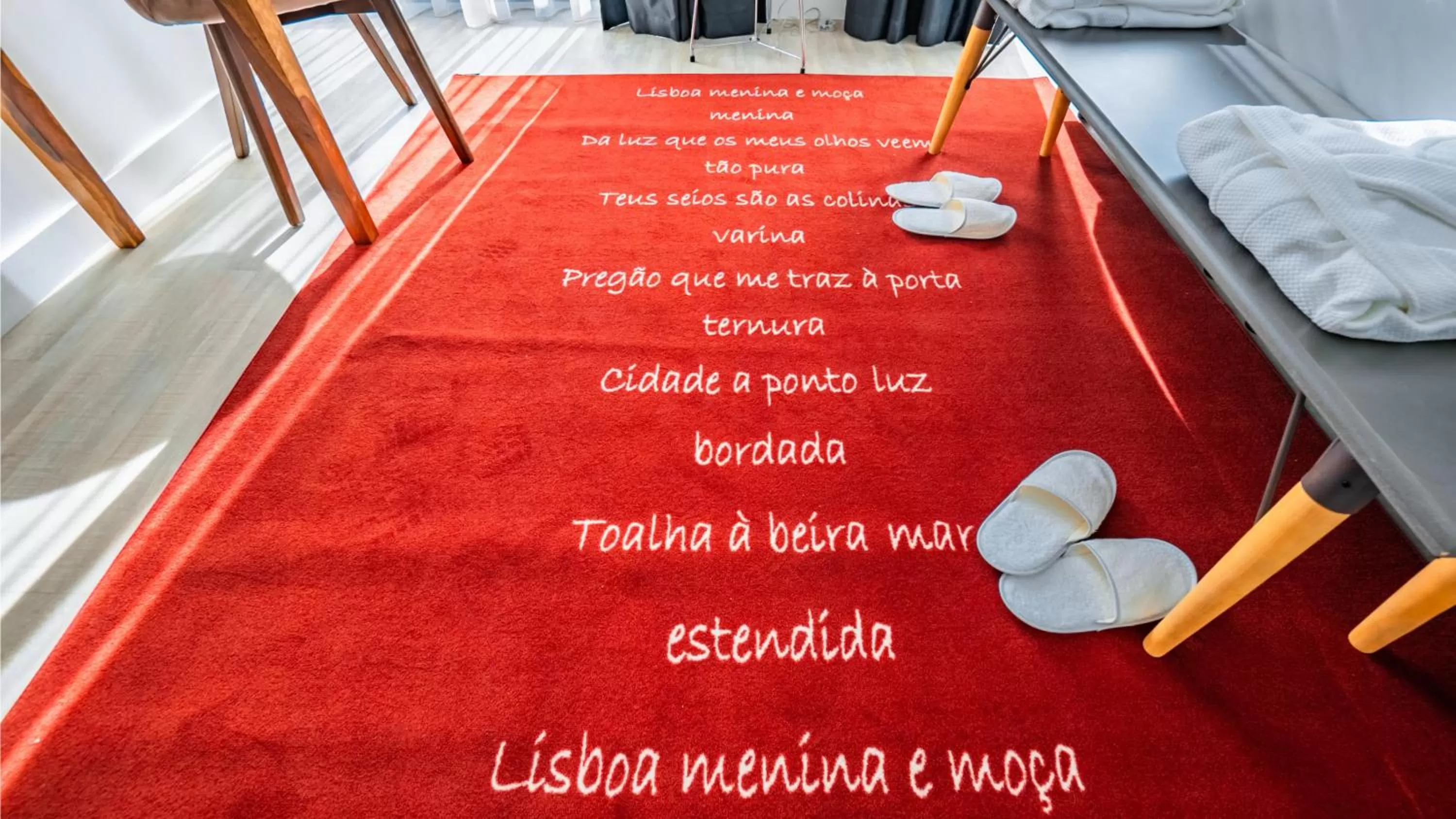 Decorative detail, Bed in Hills Hotel Lisboa